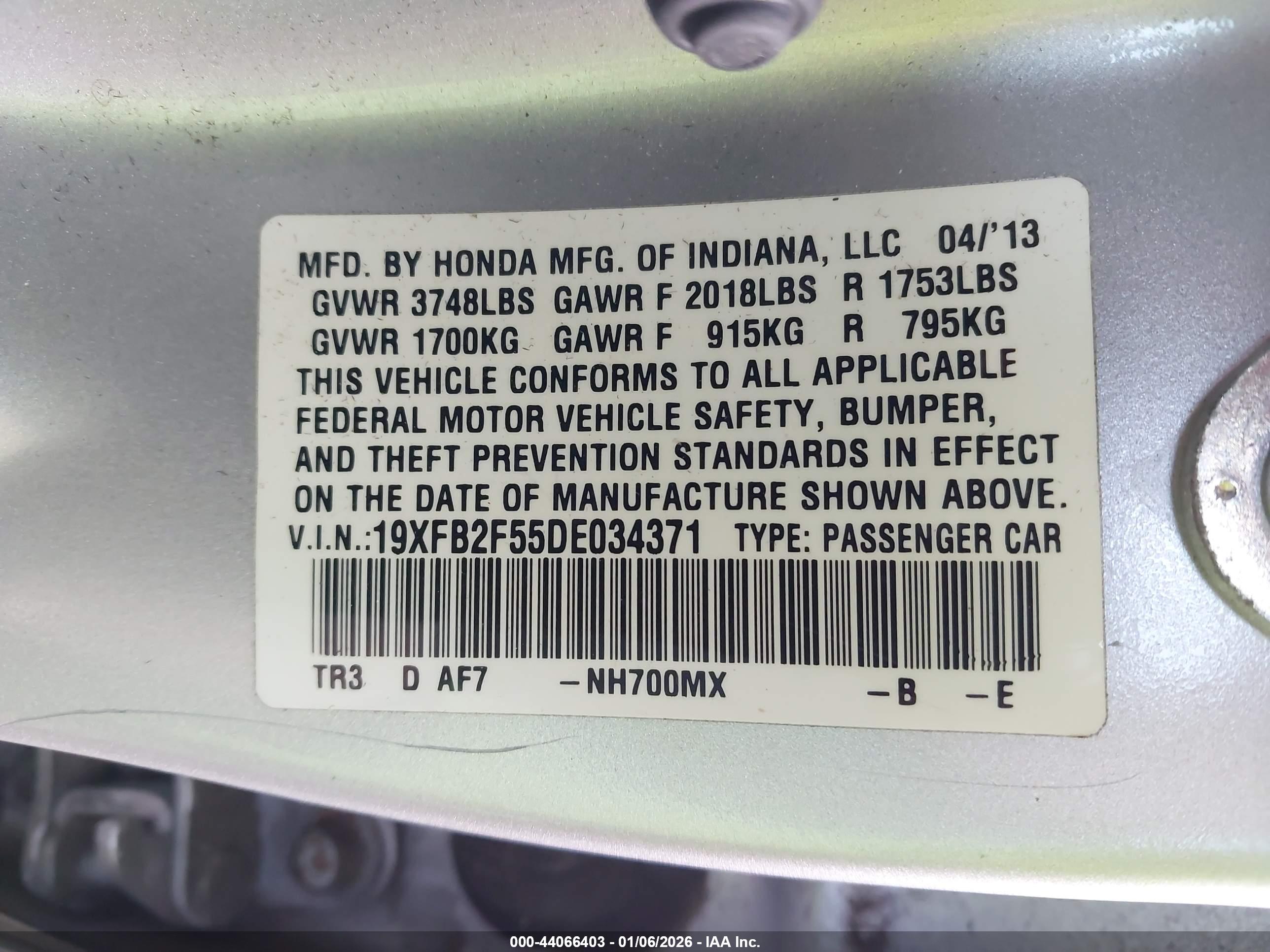 HONDA CIVIC image 9