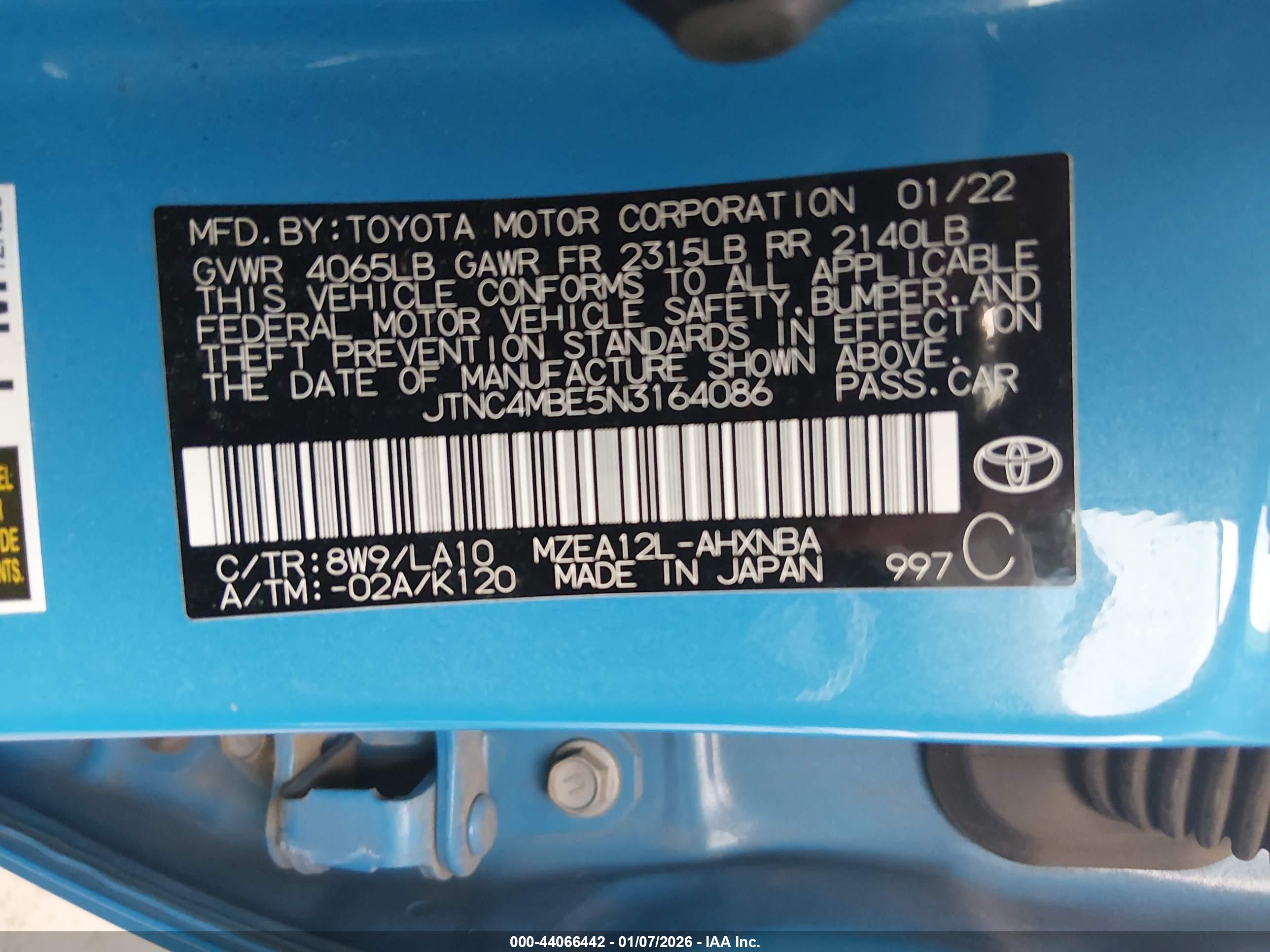 TOYOTA COROLLA image 9