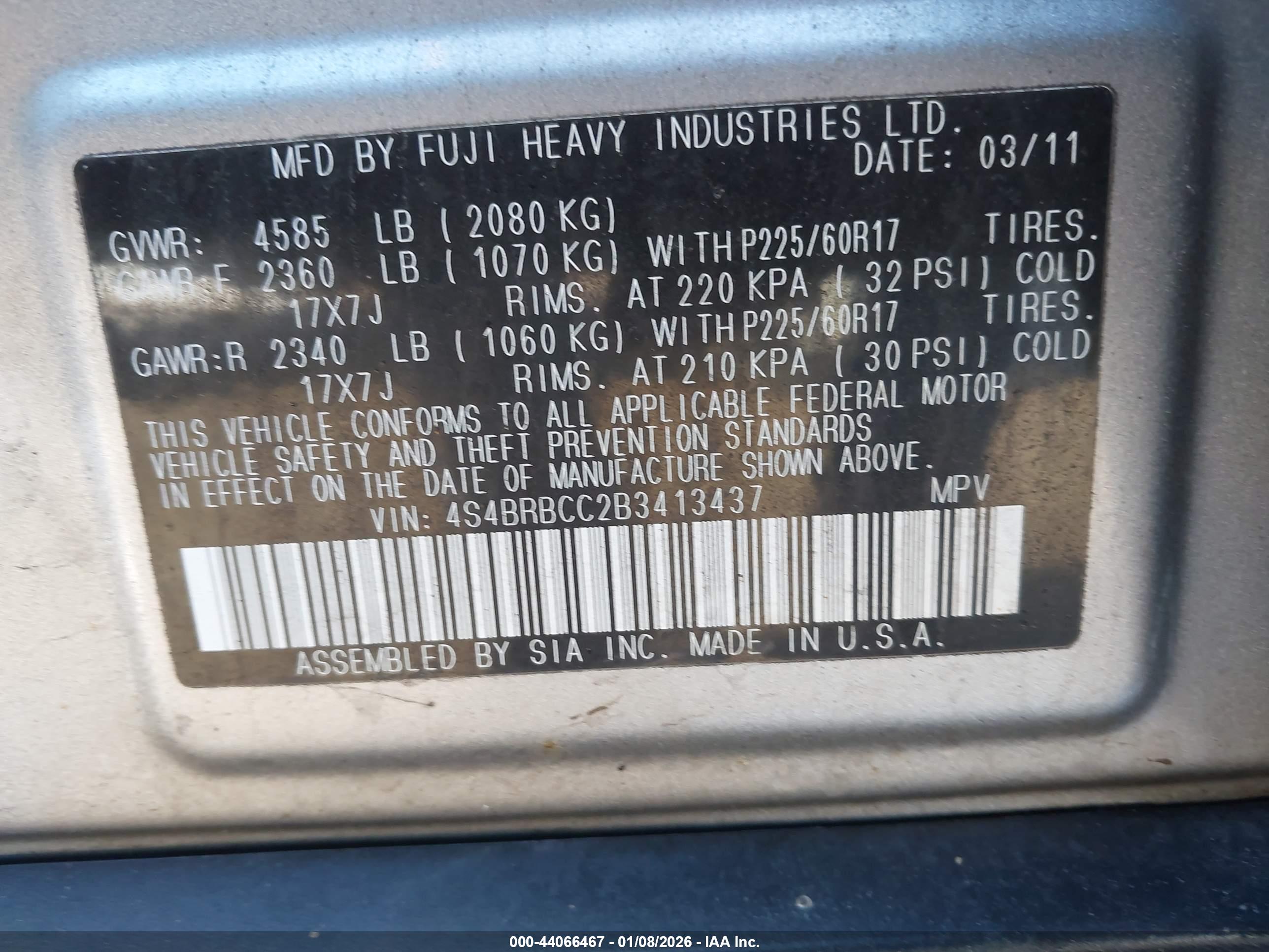 SUBARU OUTBACK image 9