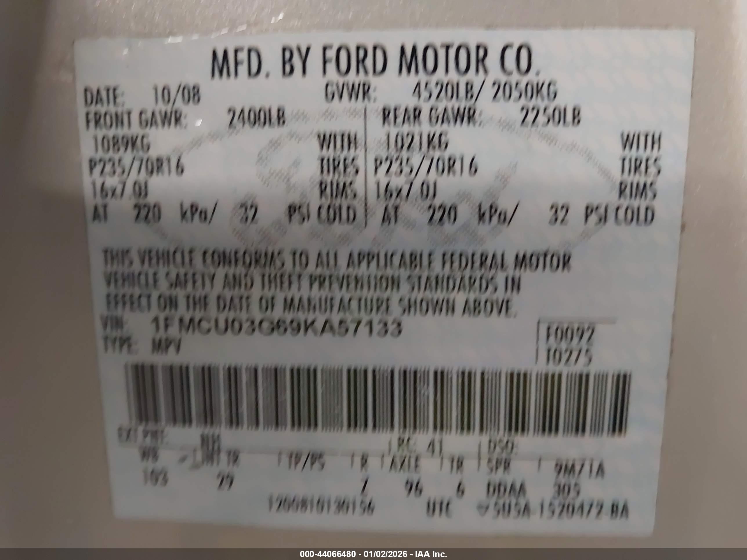 FORD ESCAPE image 9