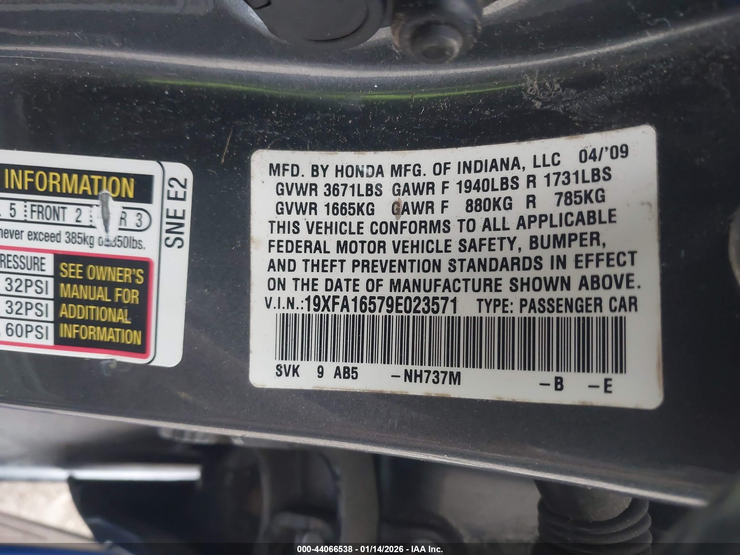 HONDA CIVIC image 9