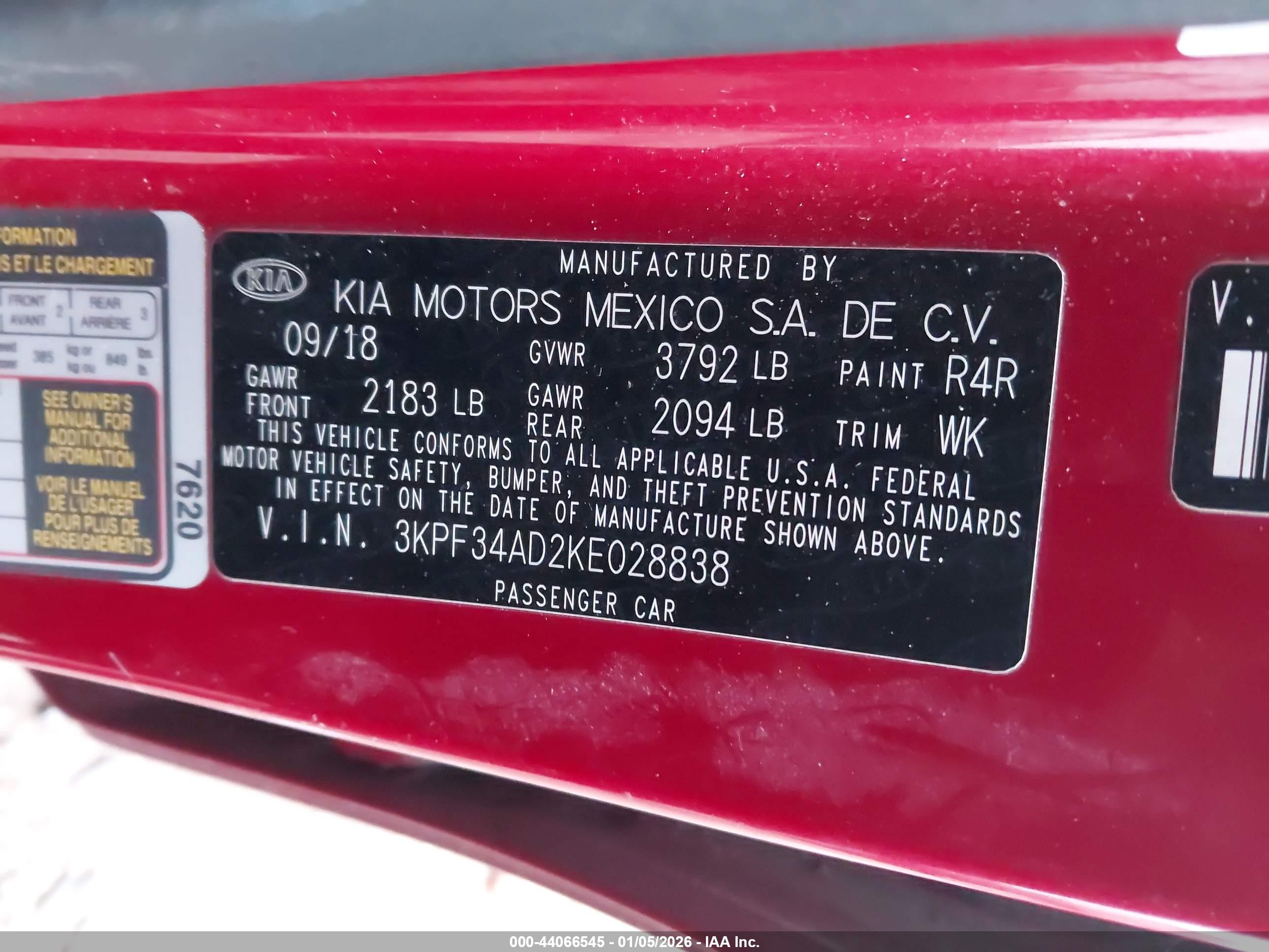KIA FORTE image 9