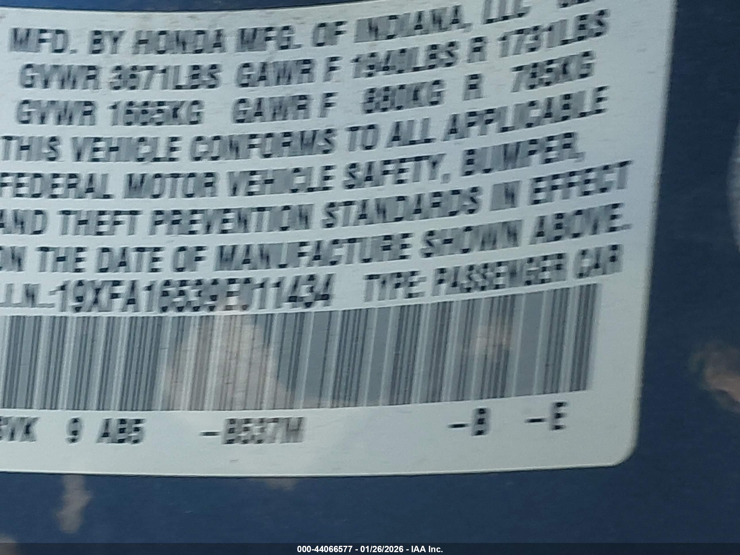 HONDA CIVIC image 9