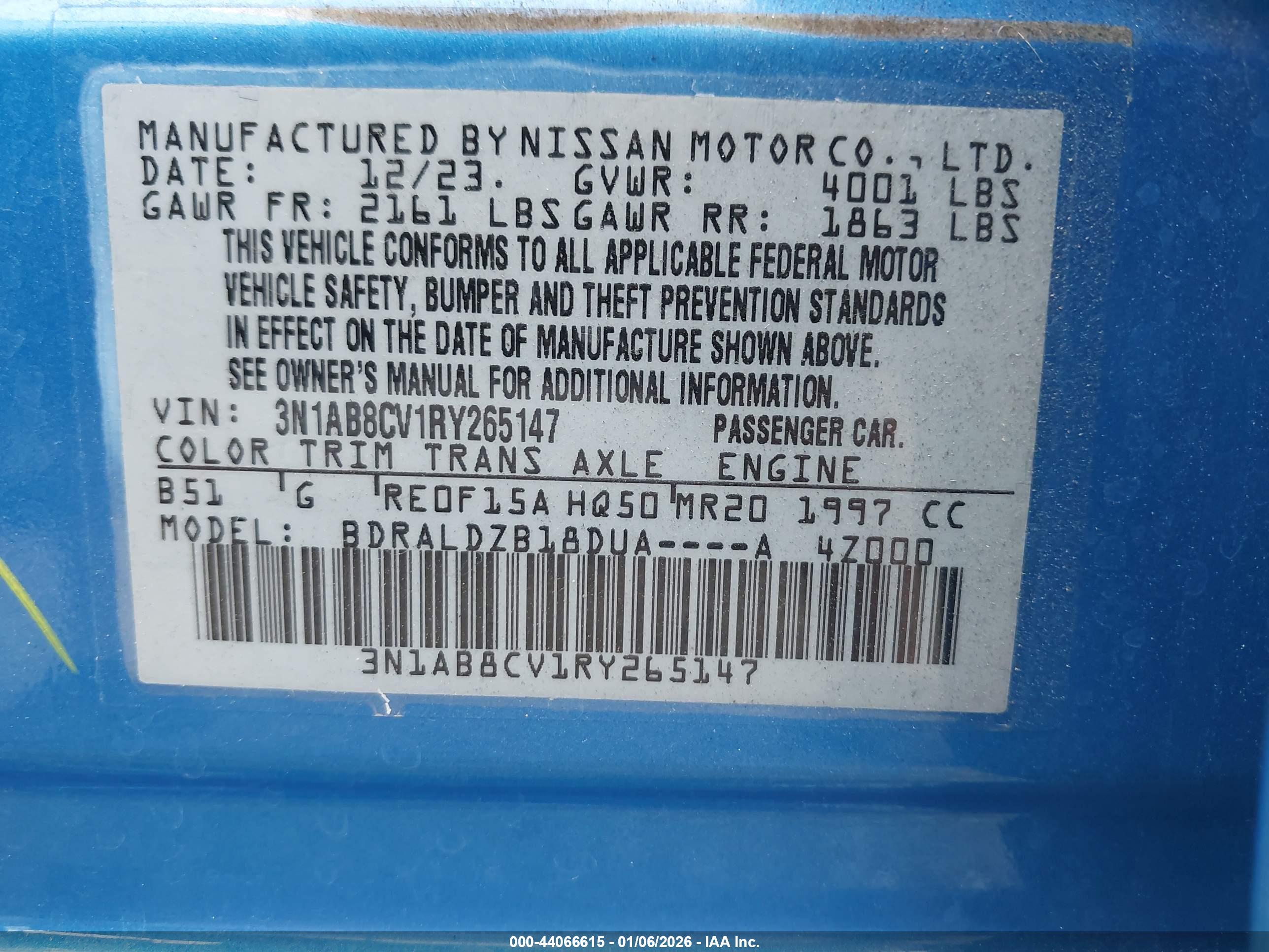 NISSAN SENTRA image 9