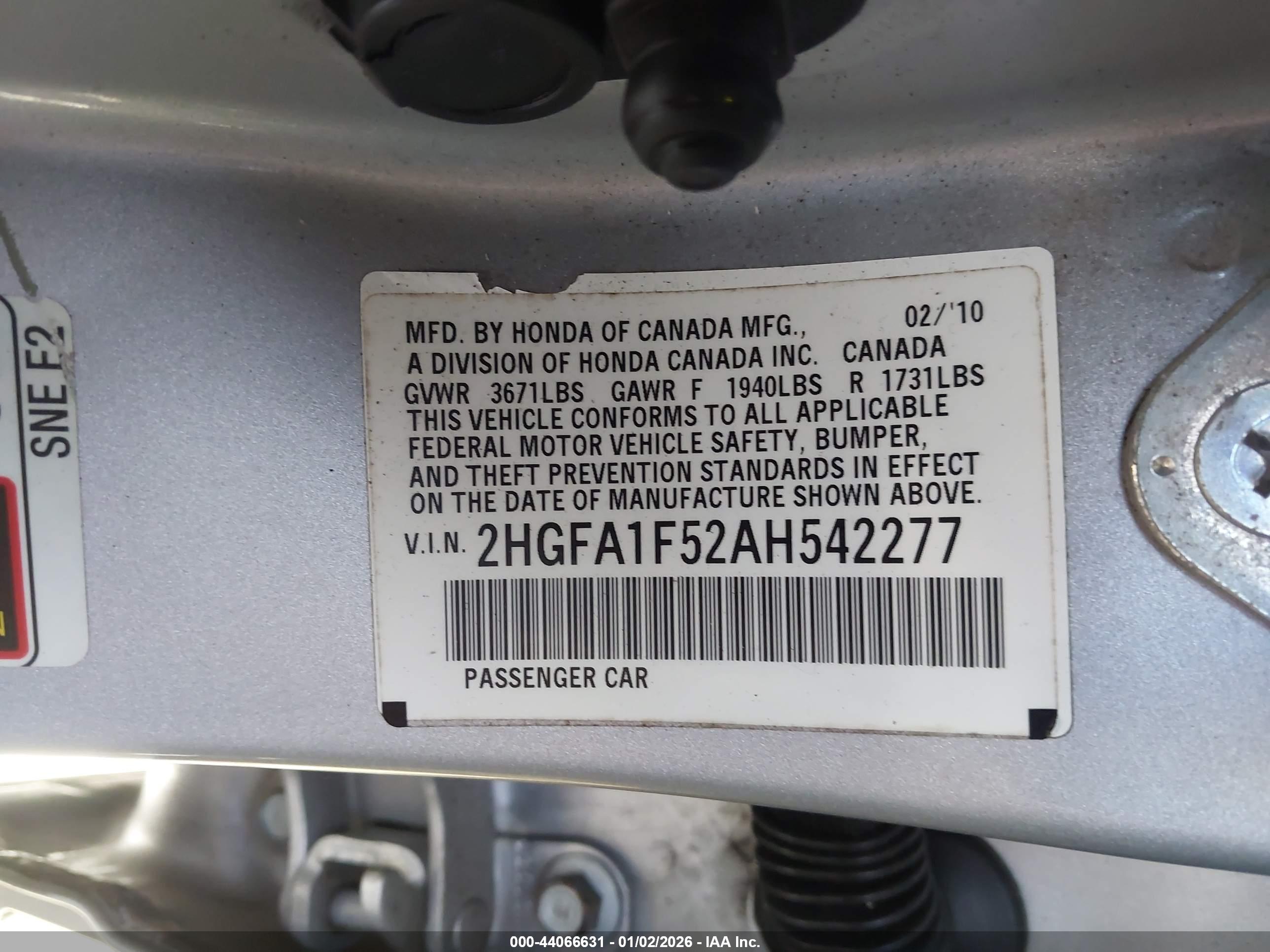 HONDA CIVIC image 9