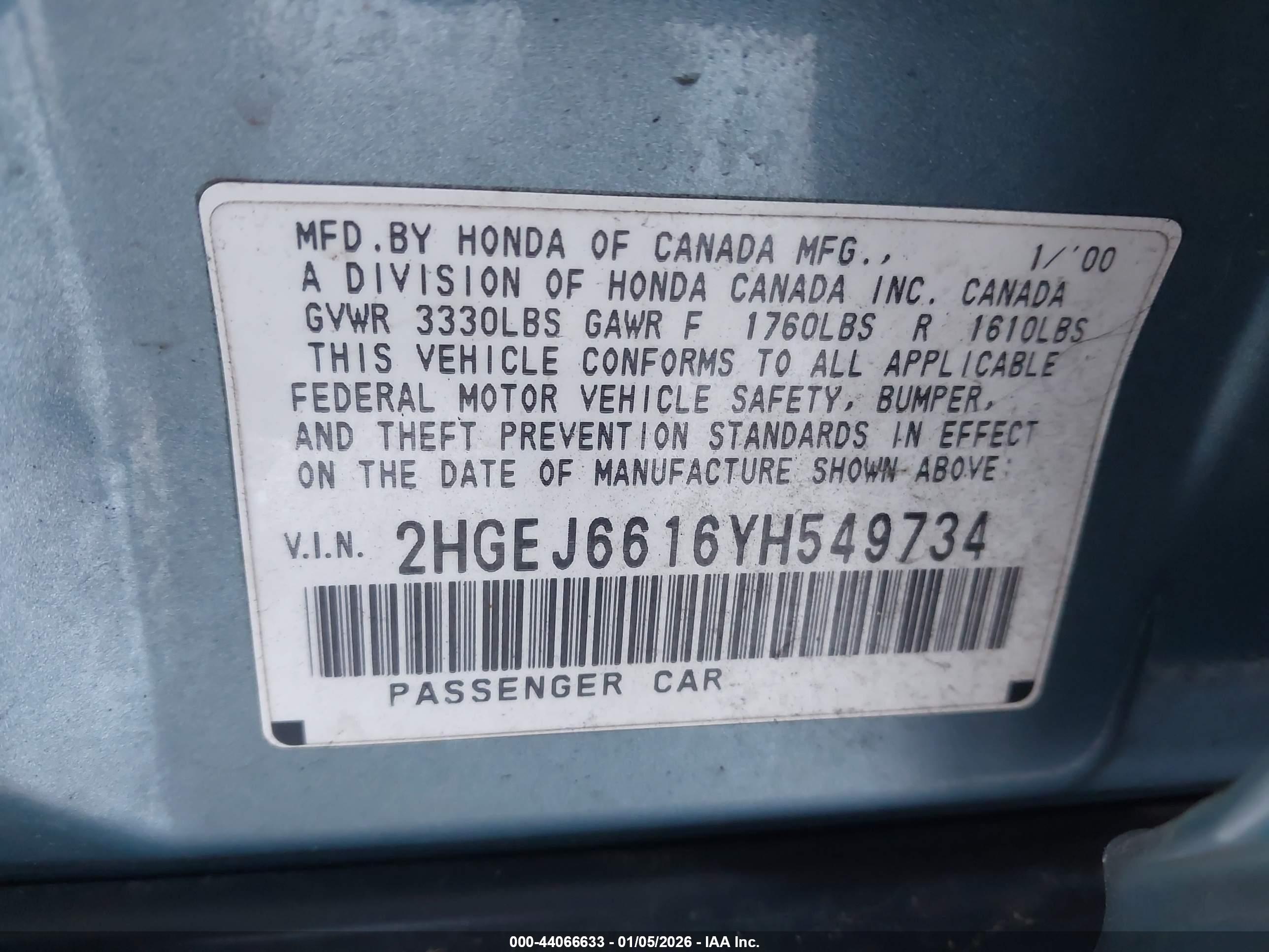 HONDA CIVIC image 9