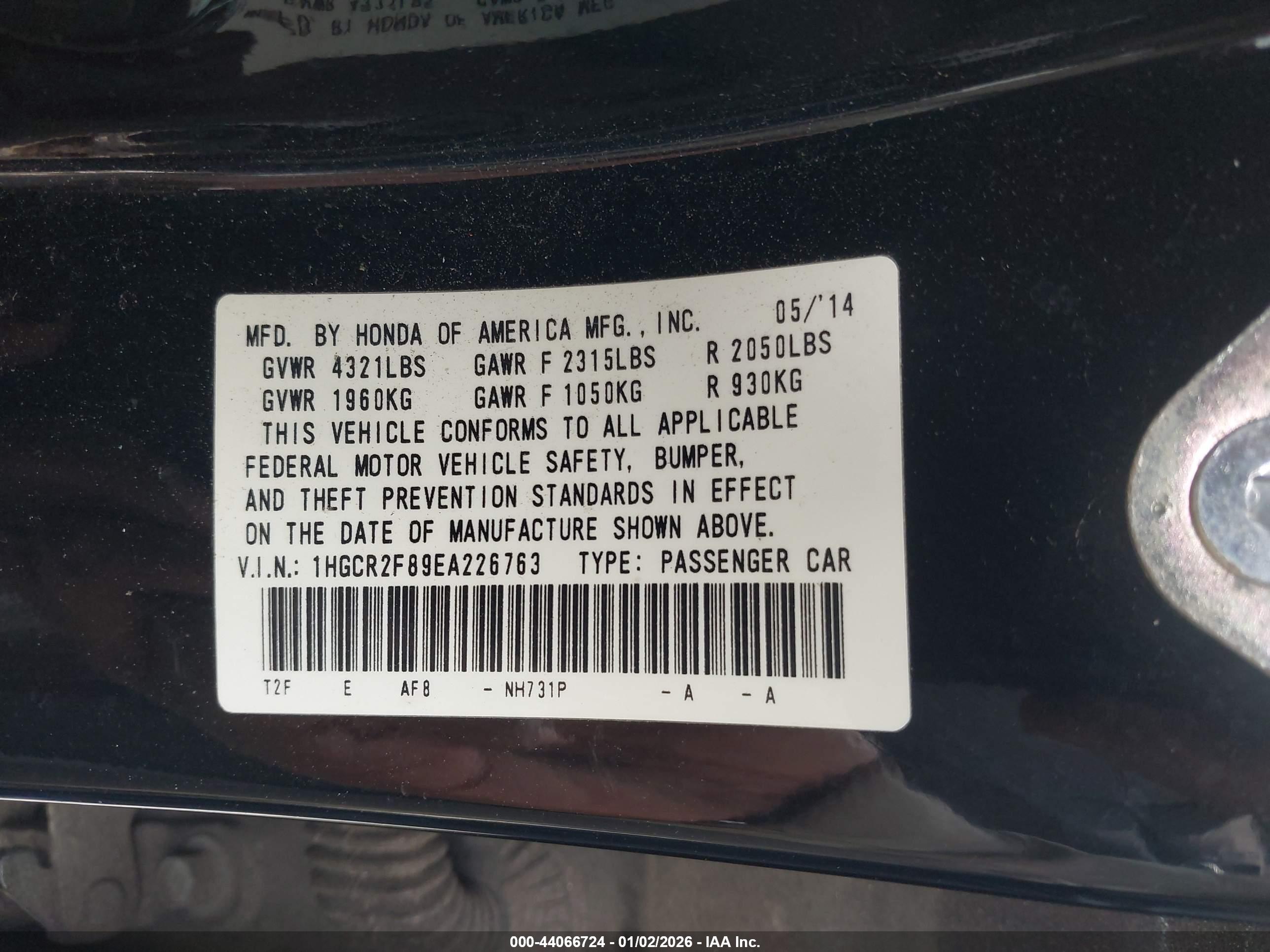 HONDA ACCORD image 9