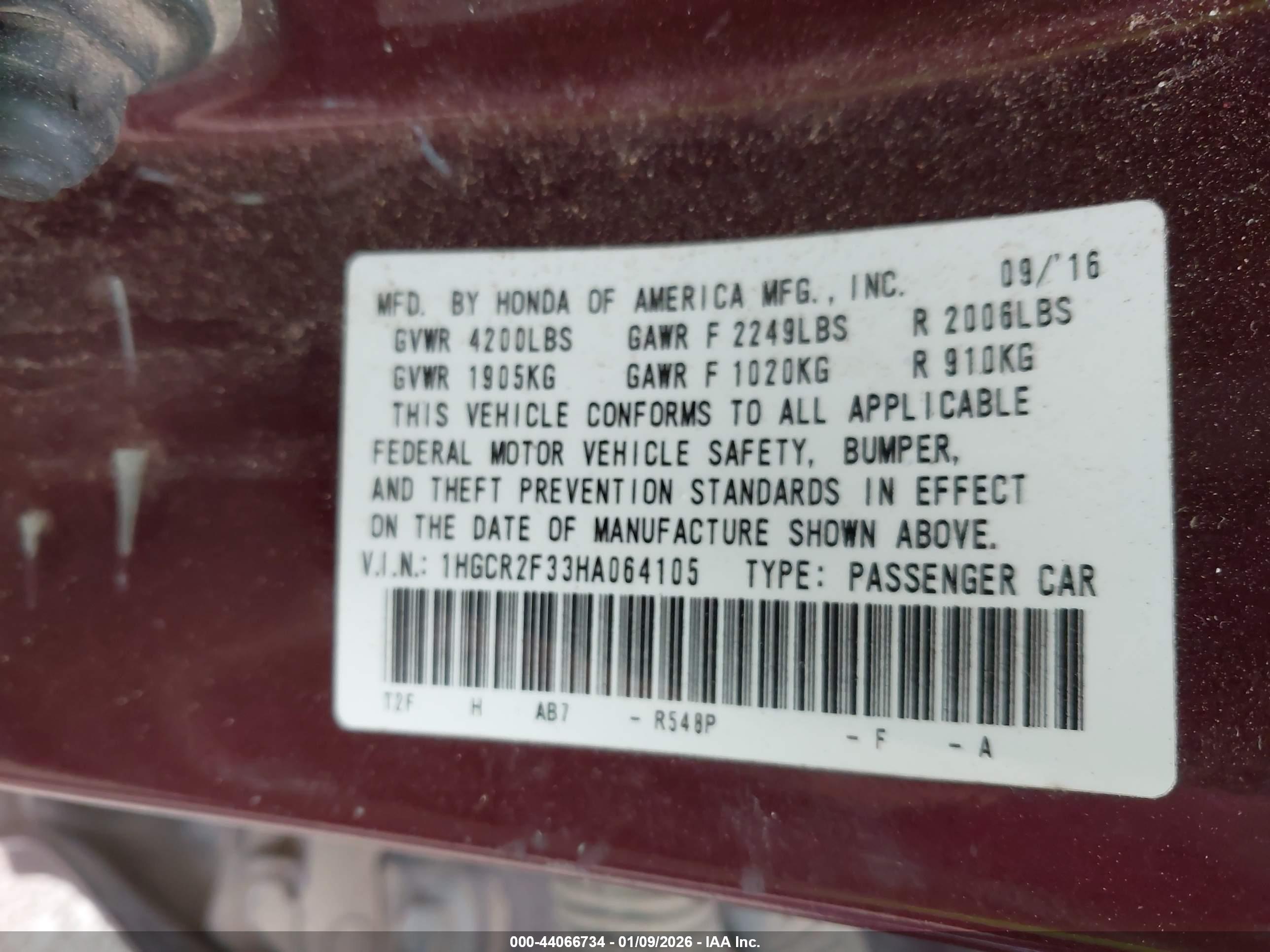 HONDA ACCORD image 9