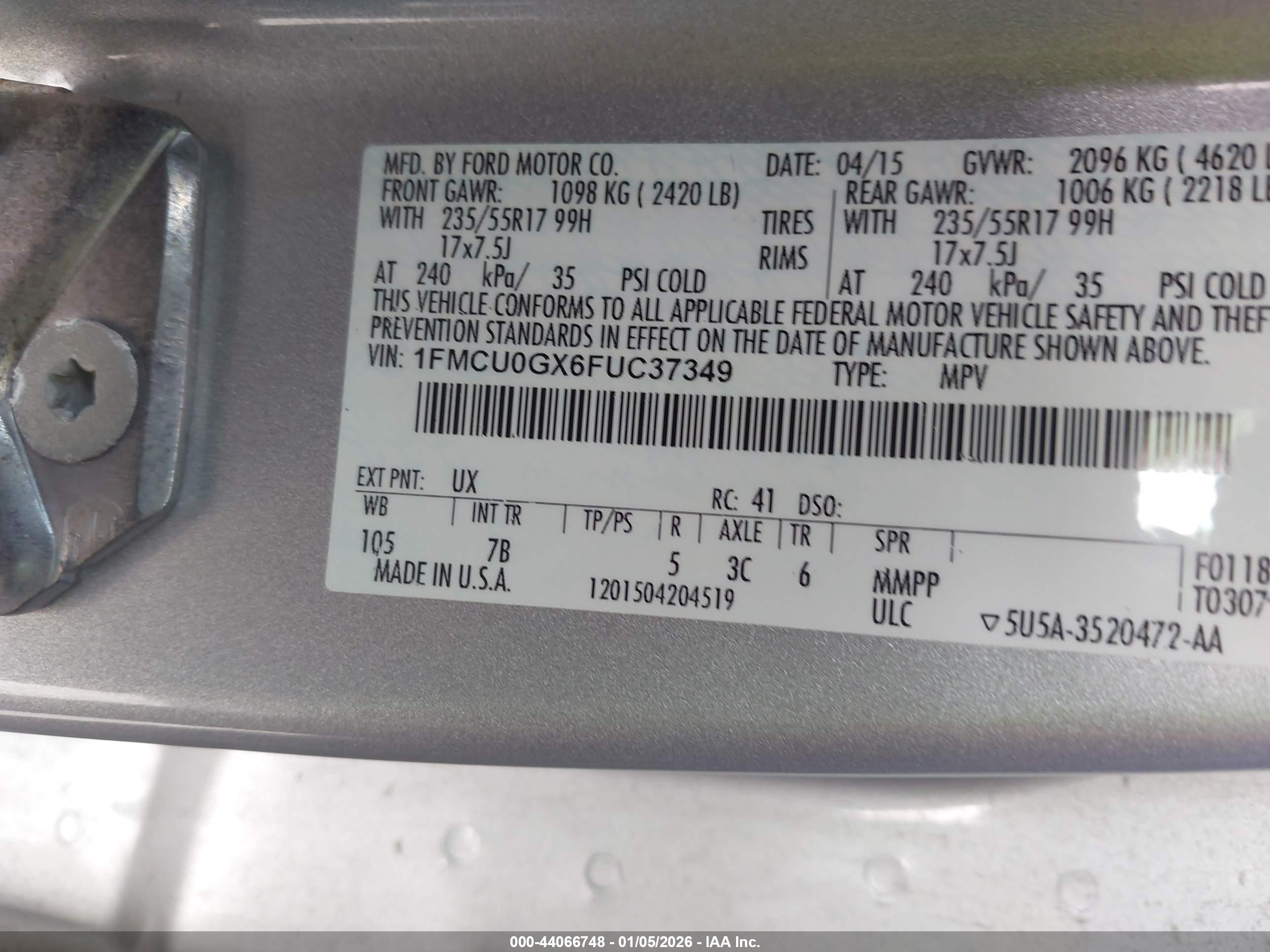 FORD ESCAPE image 9