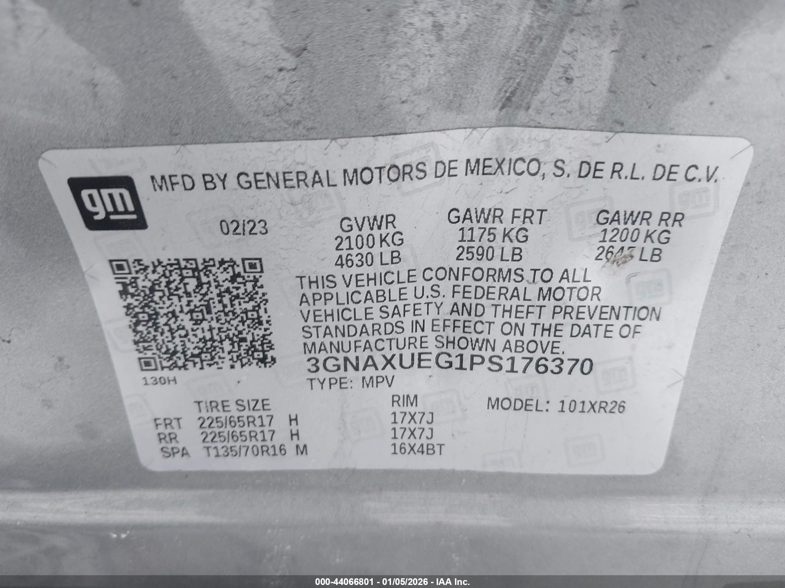 CHEVROLET EQUINOX image 9