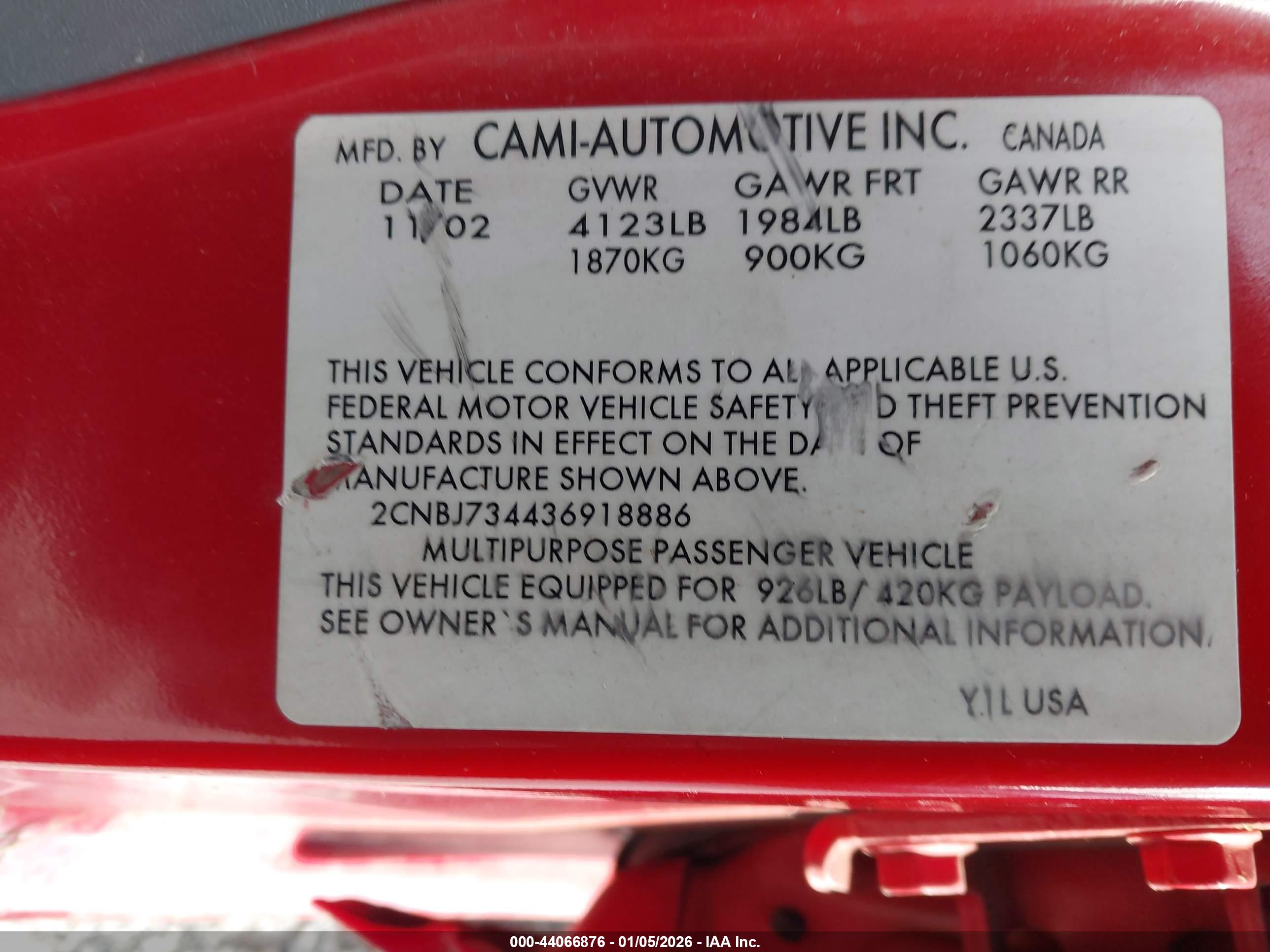 CHEVROLET TRACKER image 9