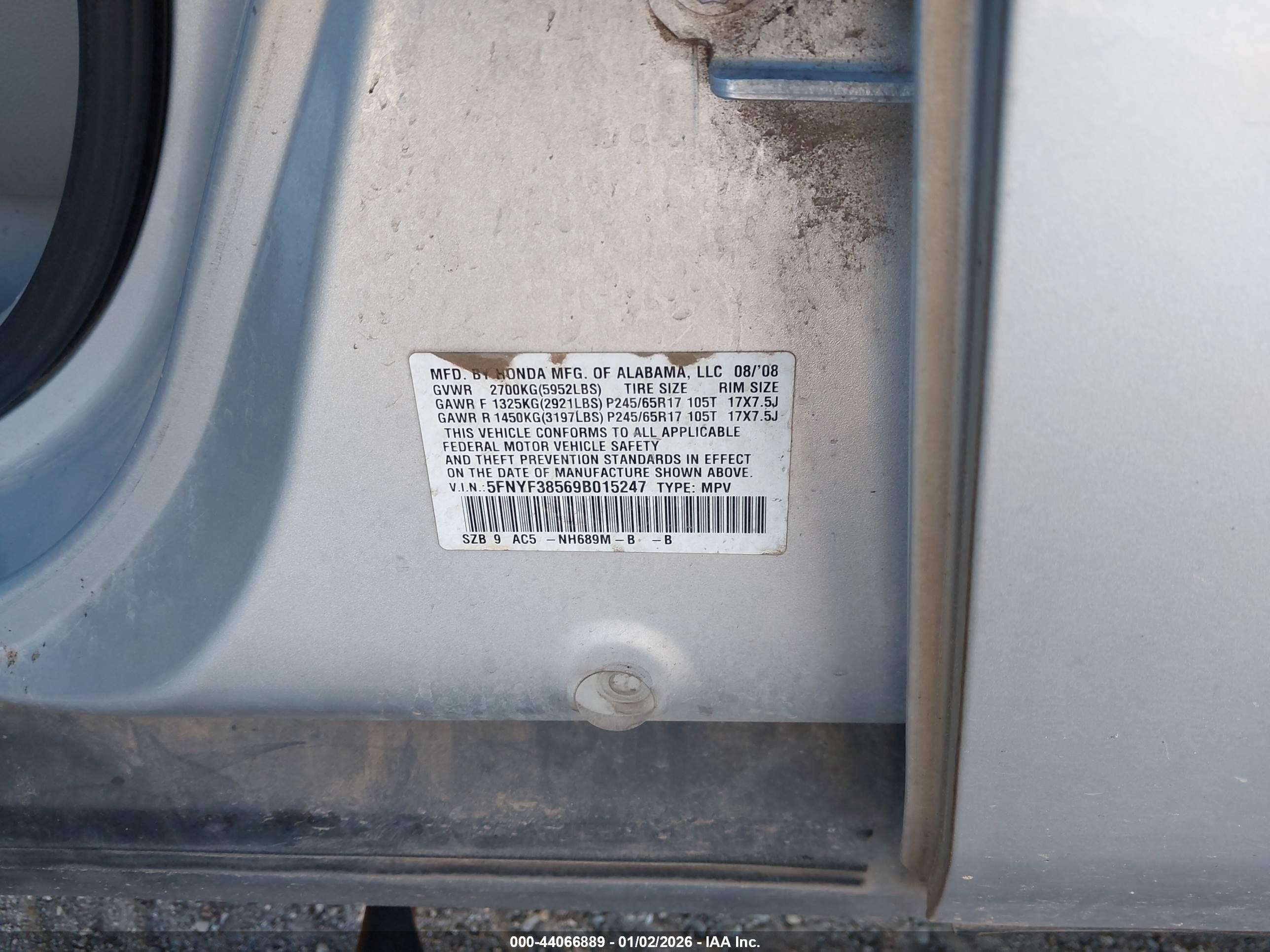 HONDA PILOT image 9
