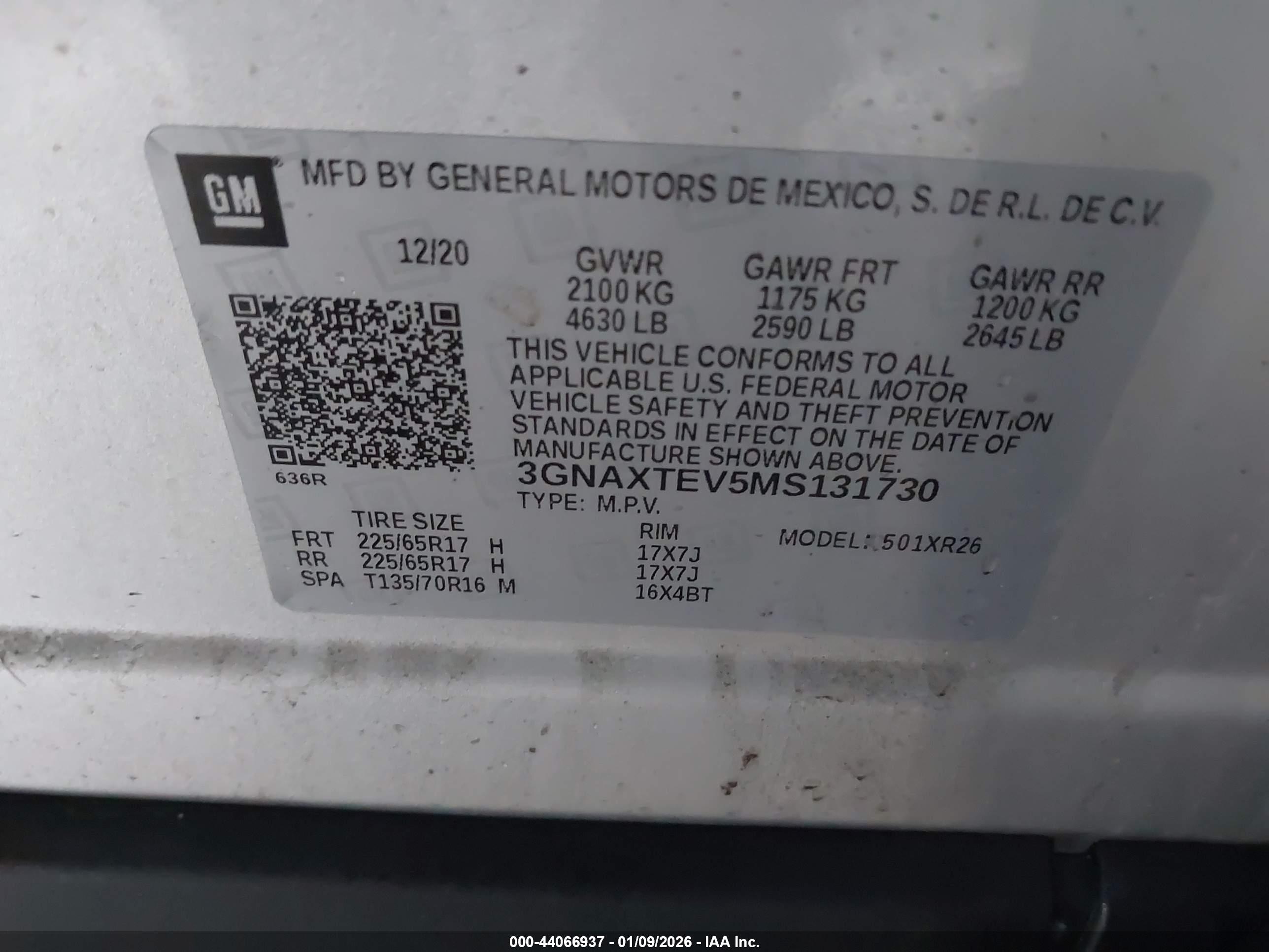 CHEVROLET EQUINOX image 9
