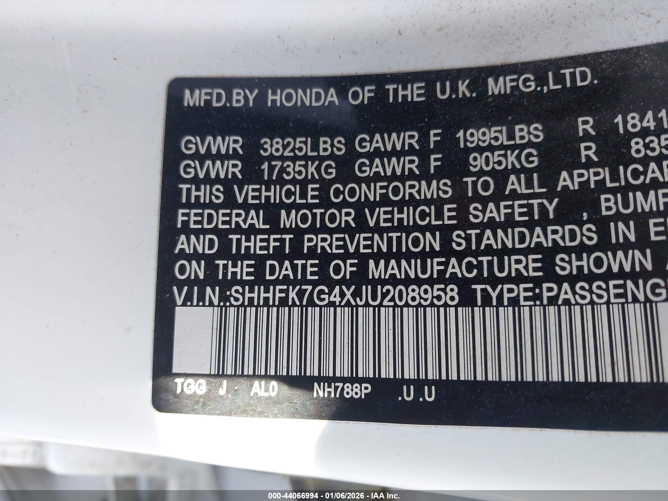 HONDA CIVIC image 9
