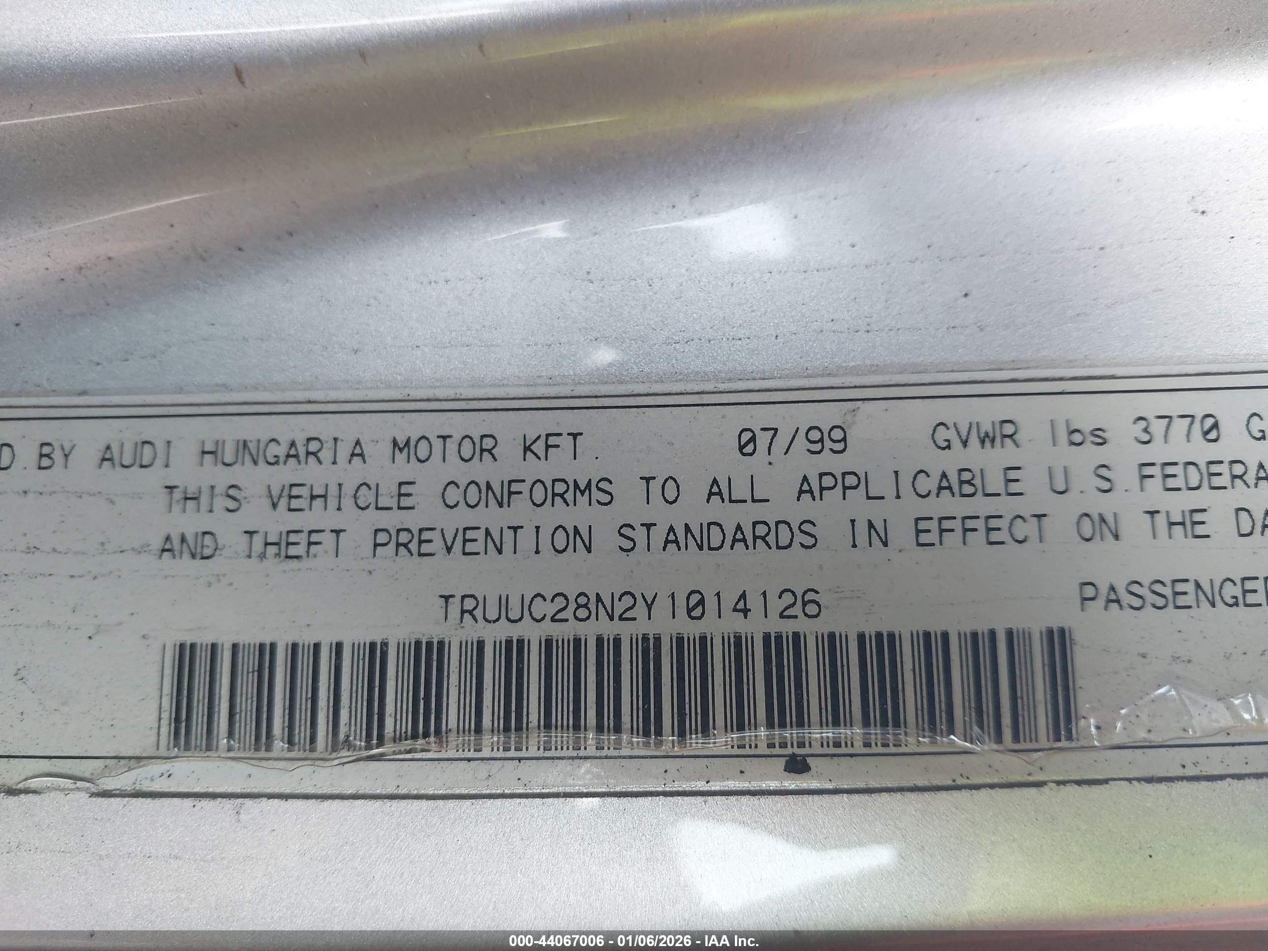 AUDI TT image 9