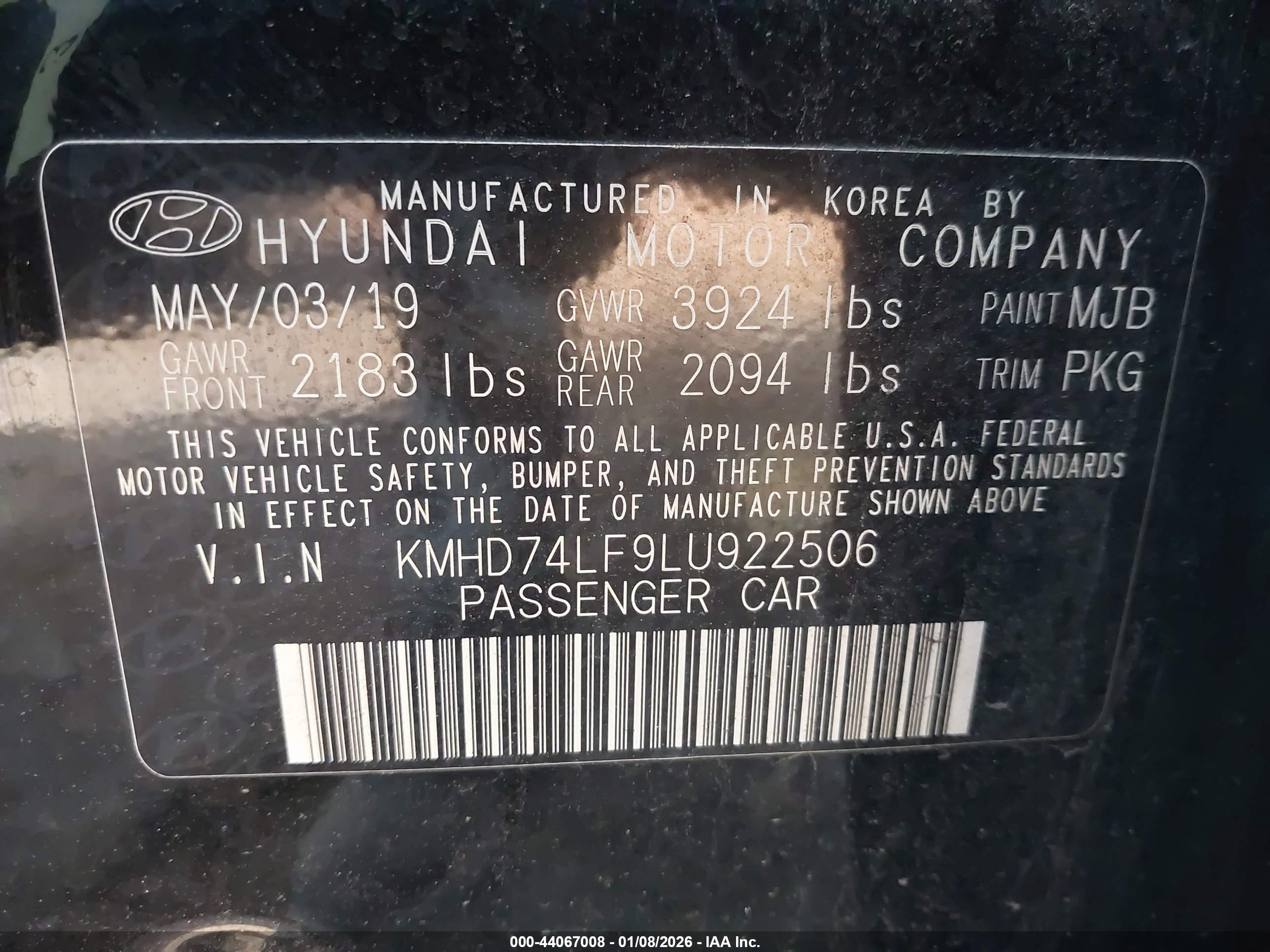 HYUNDAI ELANTRA image 9