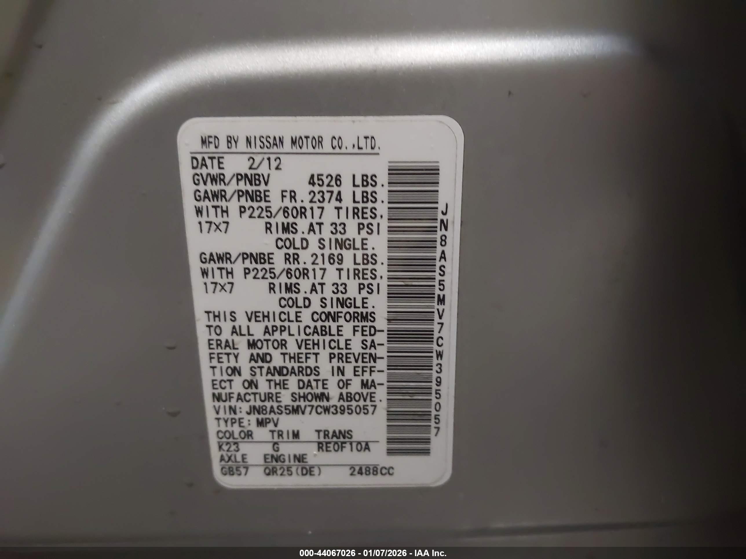 NISSAN ROGUE image 9