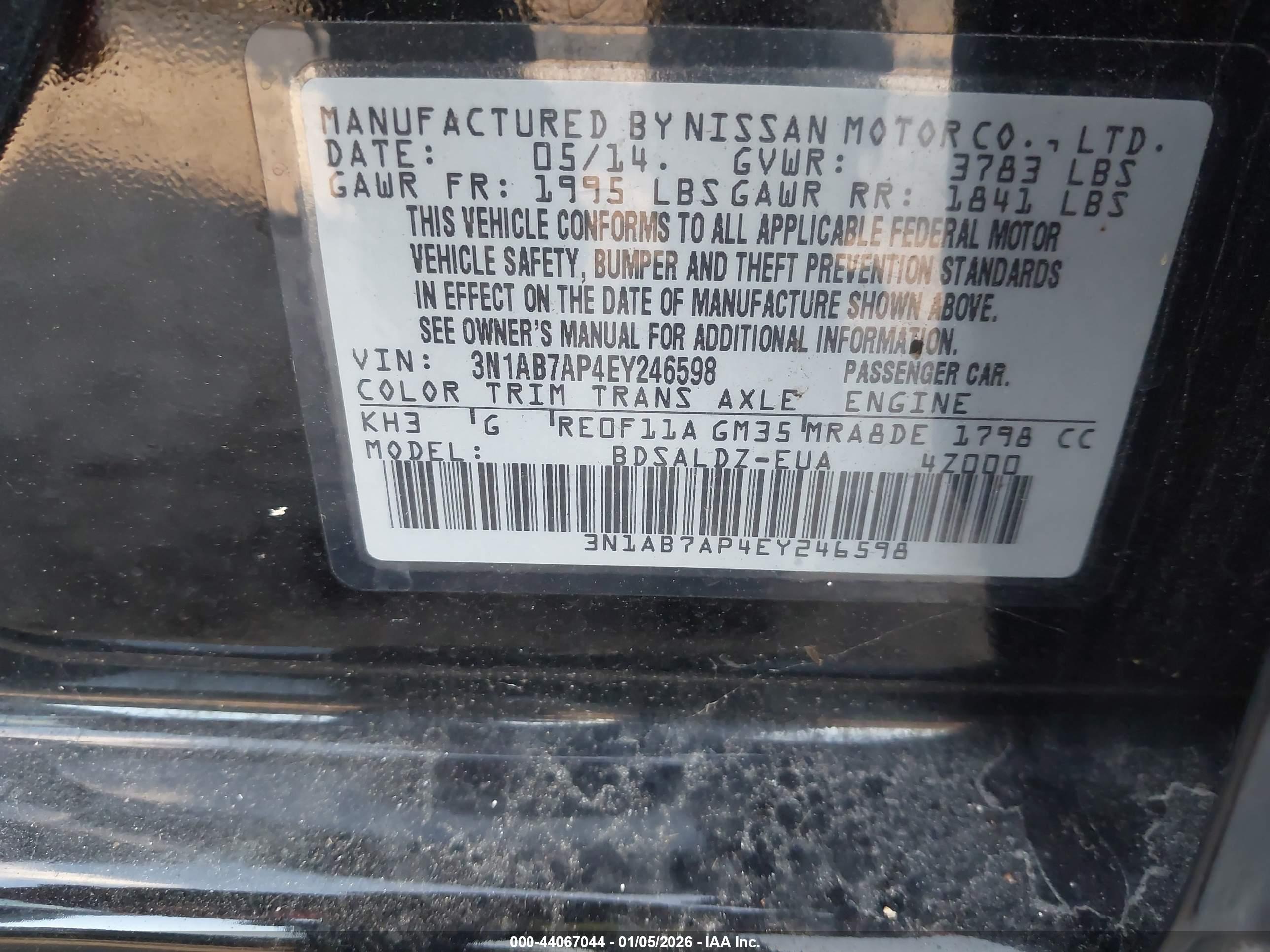 NISSAN SENTRA image 9
