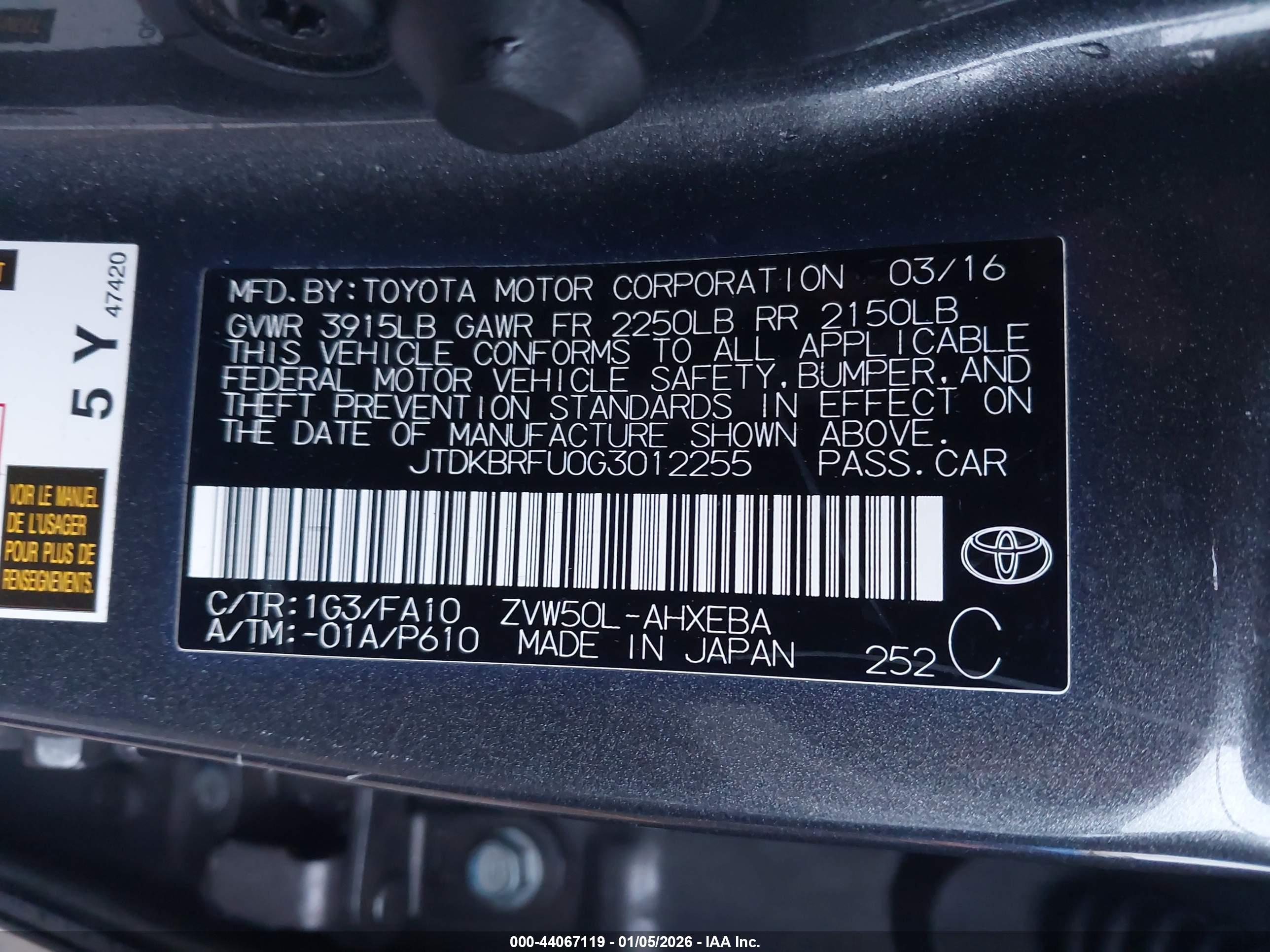 TOYOTA PRIUS image 9