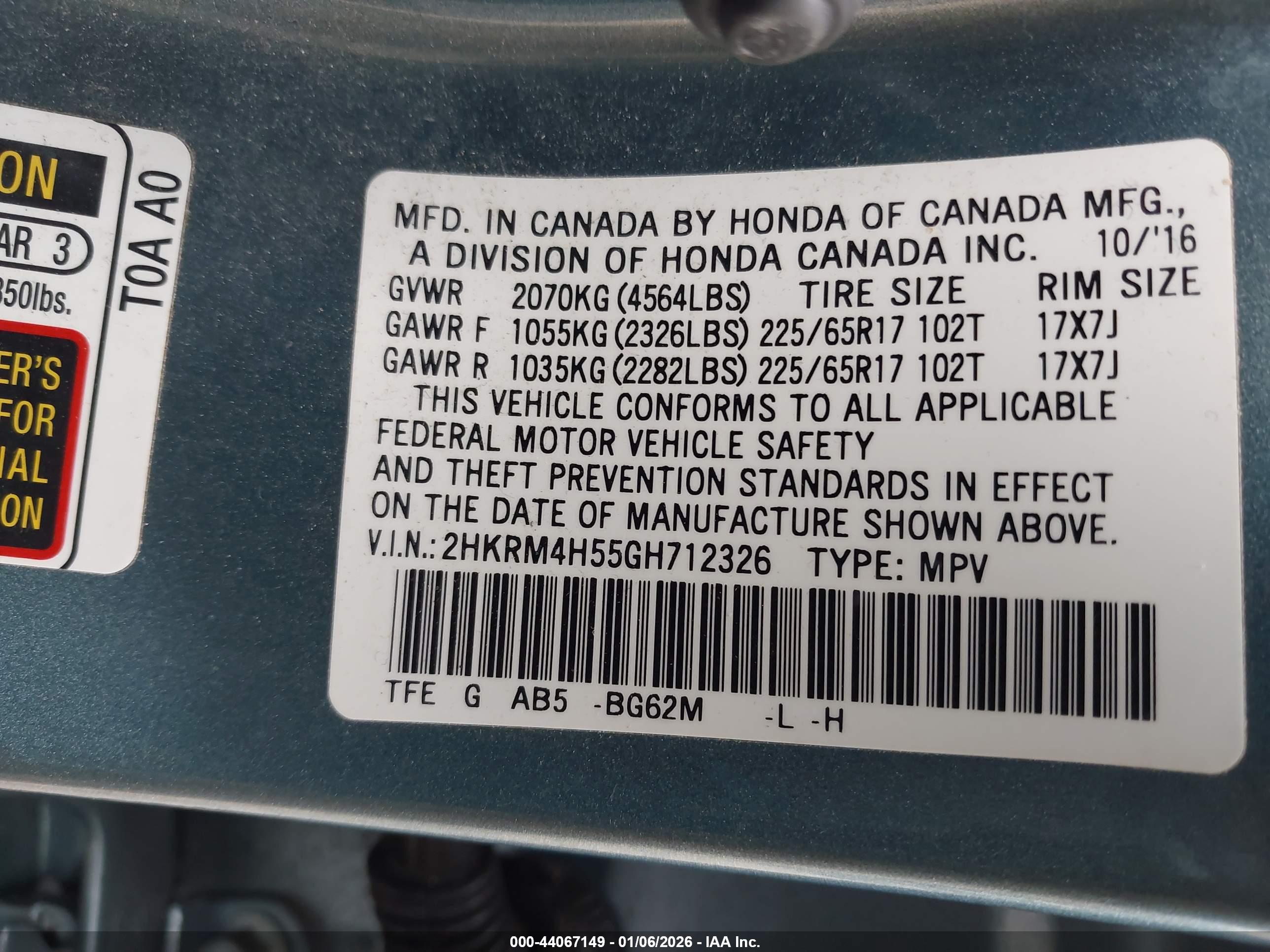 HONDA CR-V image 9