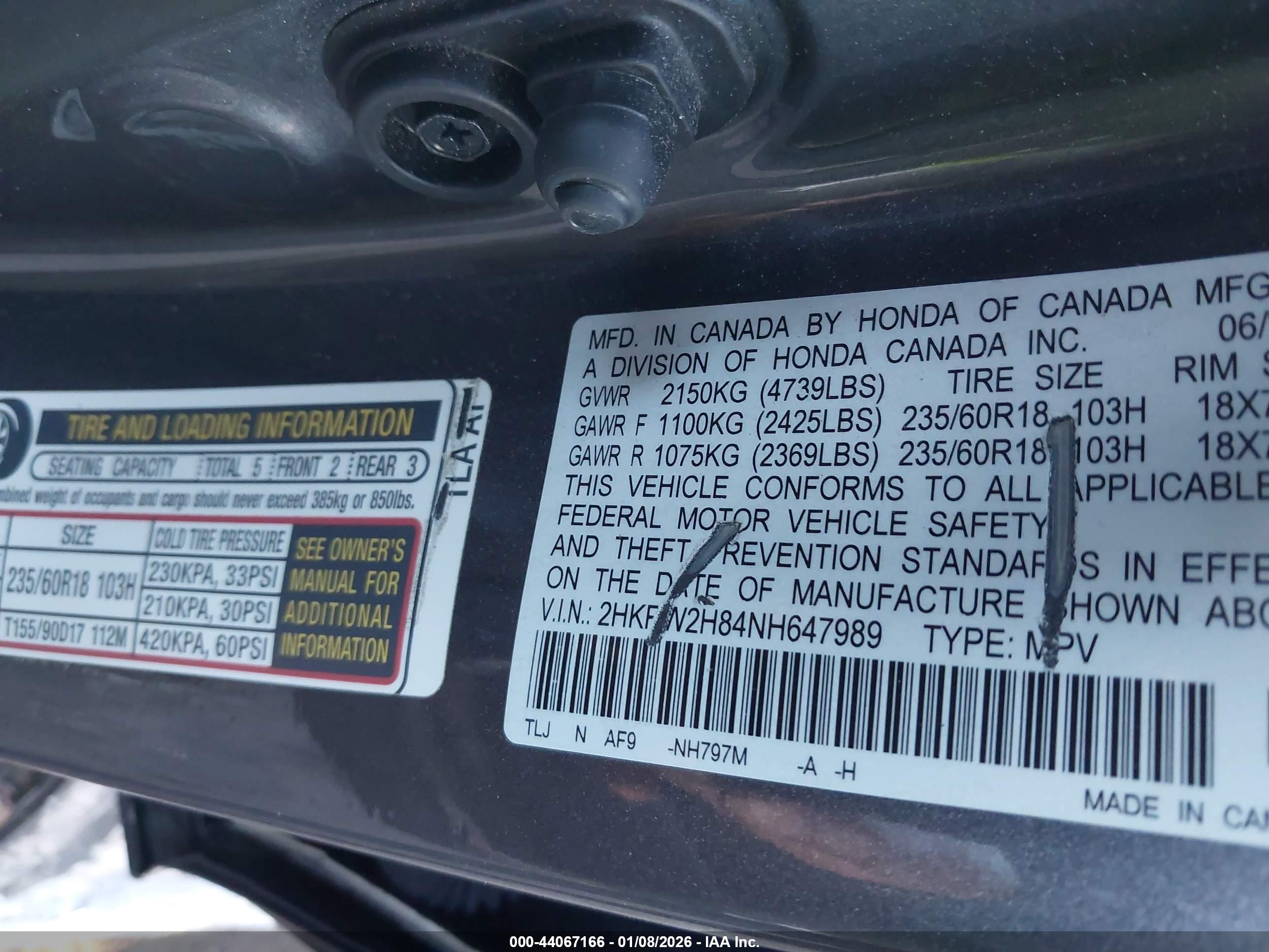 HONDA CR-V image 9