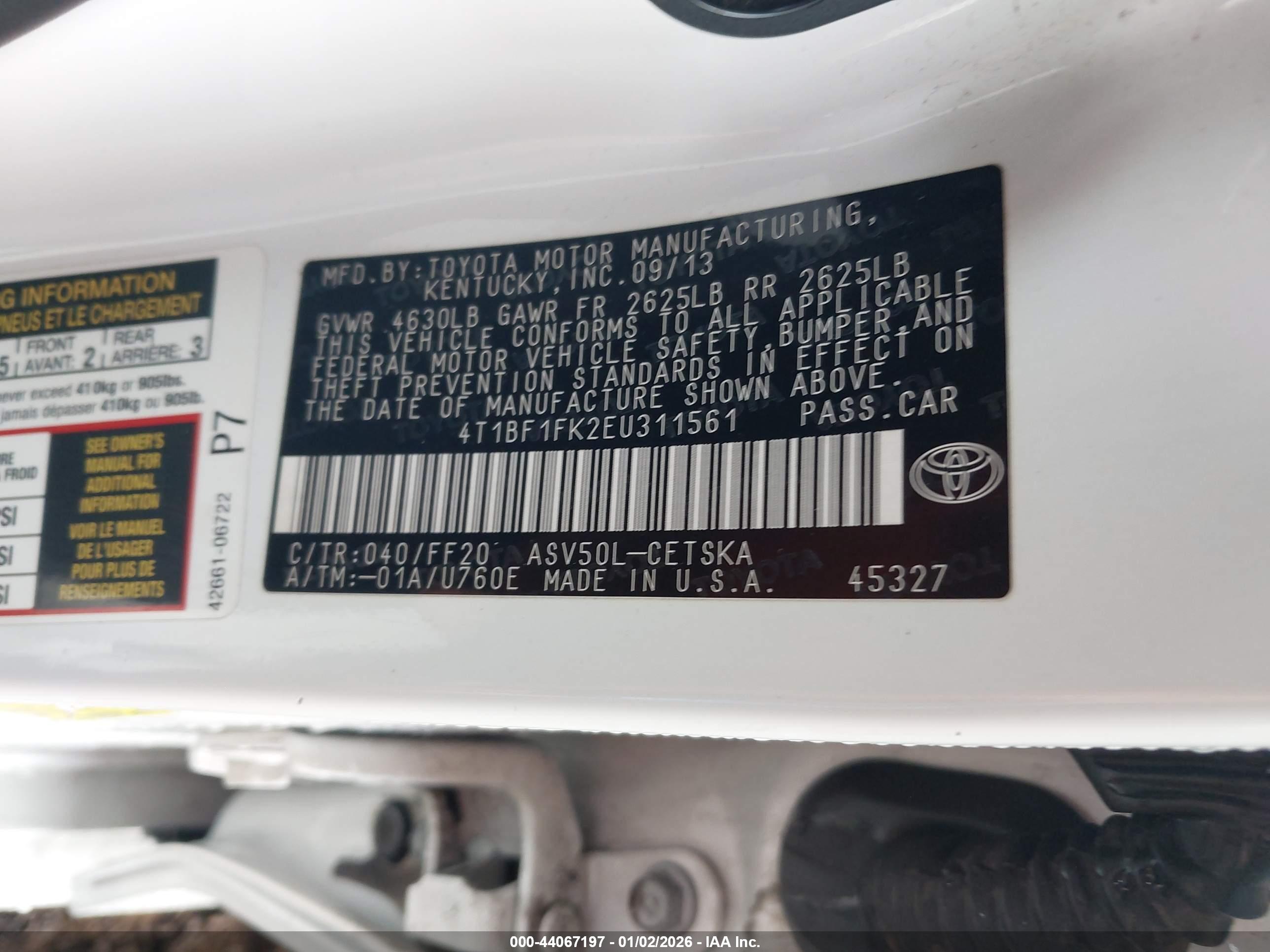 TOYOTA CAMRY image 9