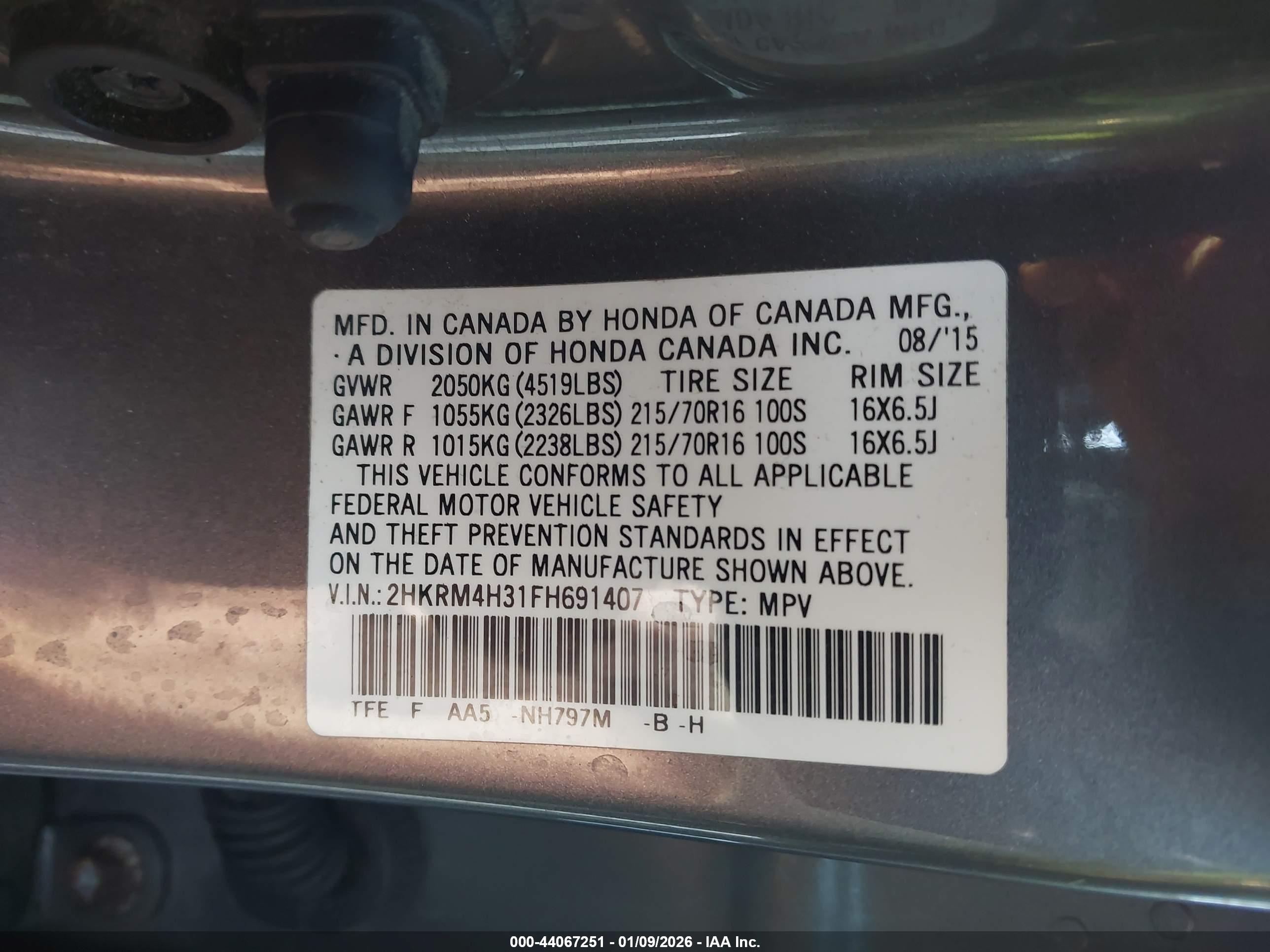 HONDA CR-V image 9