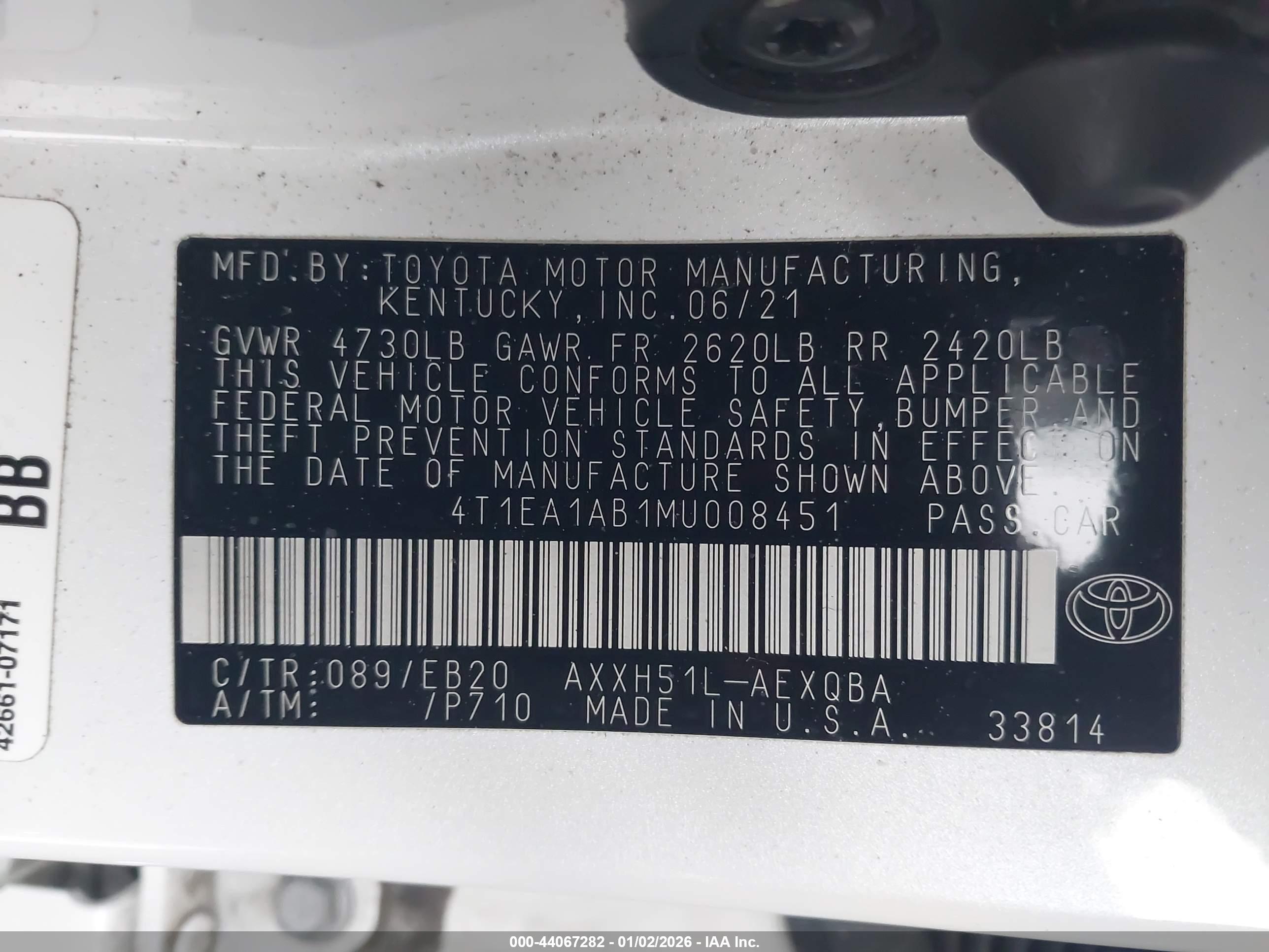 TOYOTA AVALON image 9