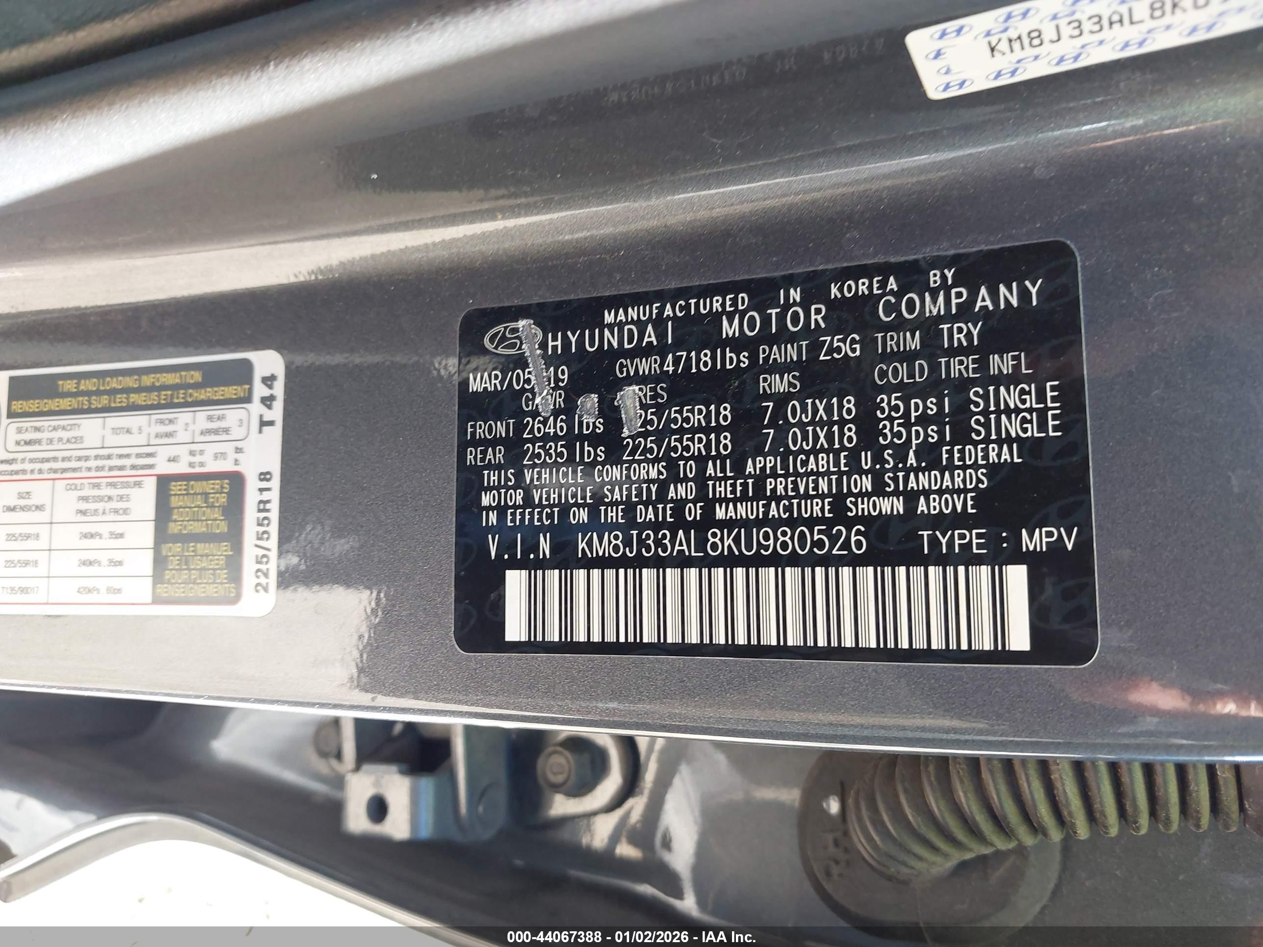 HYUNDAI TUCSON image 9