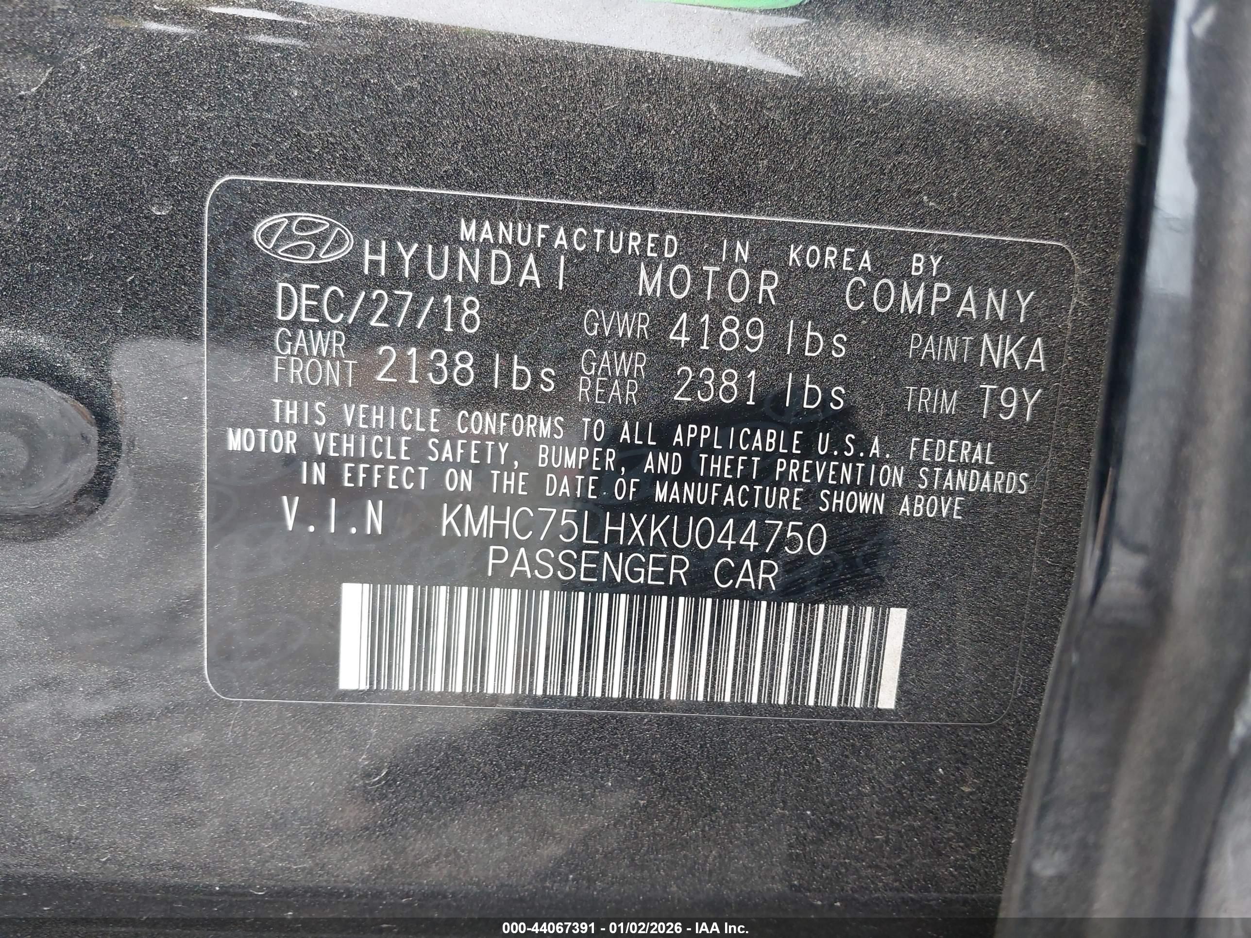 HYUNDAI IONIQ image 9