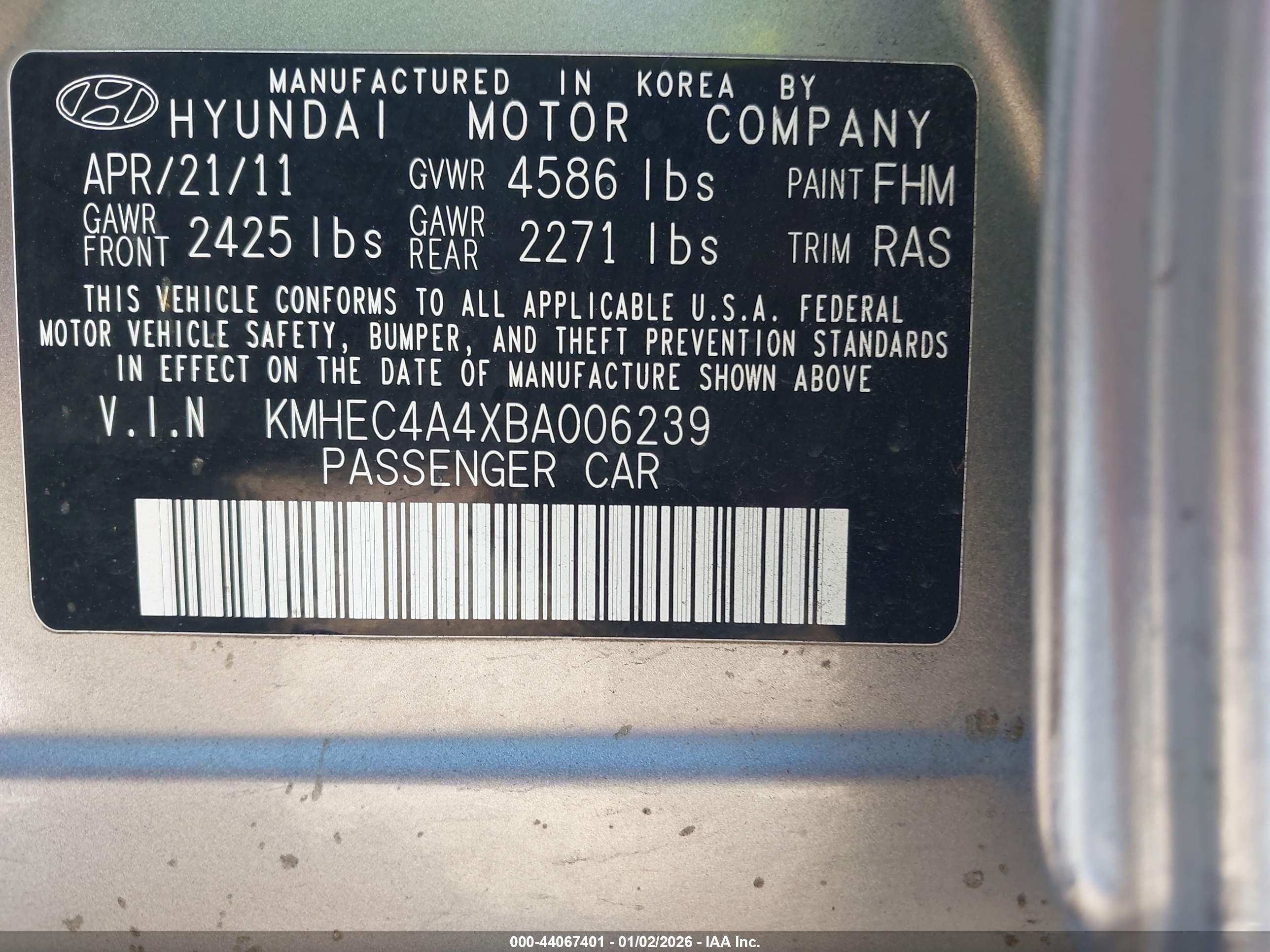 HYUNDAI SONATA image 9