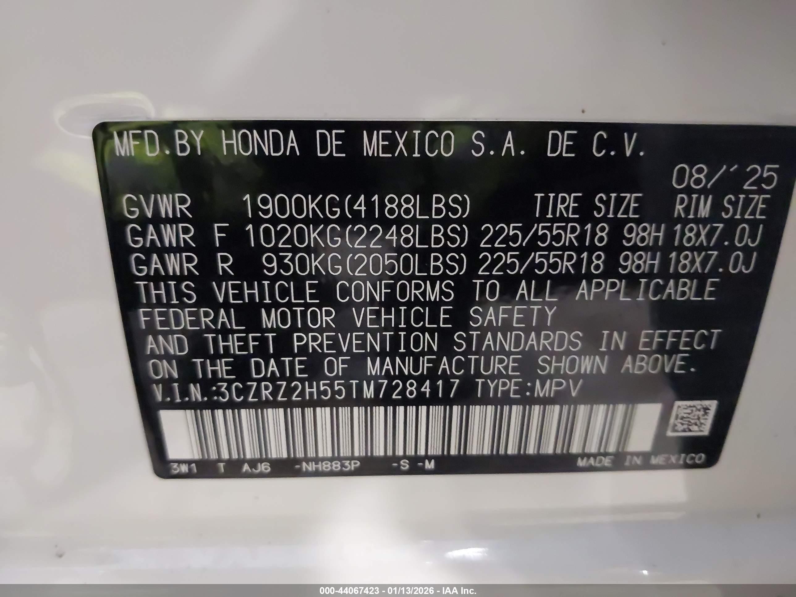 HONDA HR-V image 9