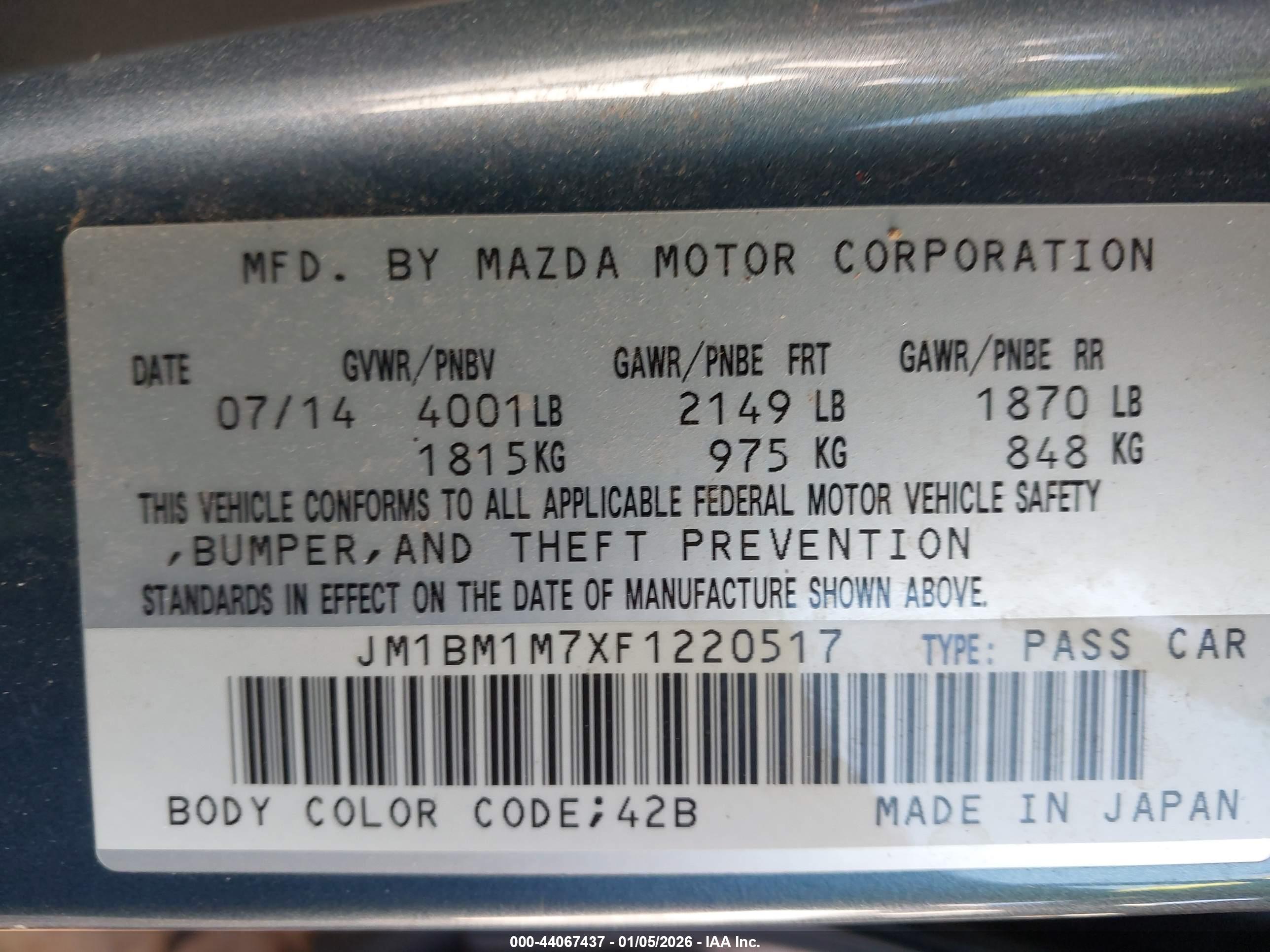 MAZDA MAZDA3 image 9