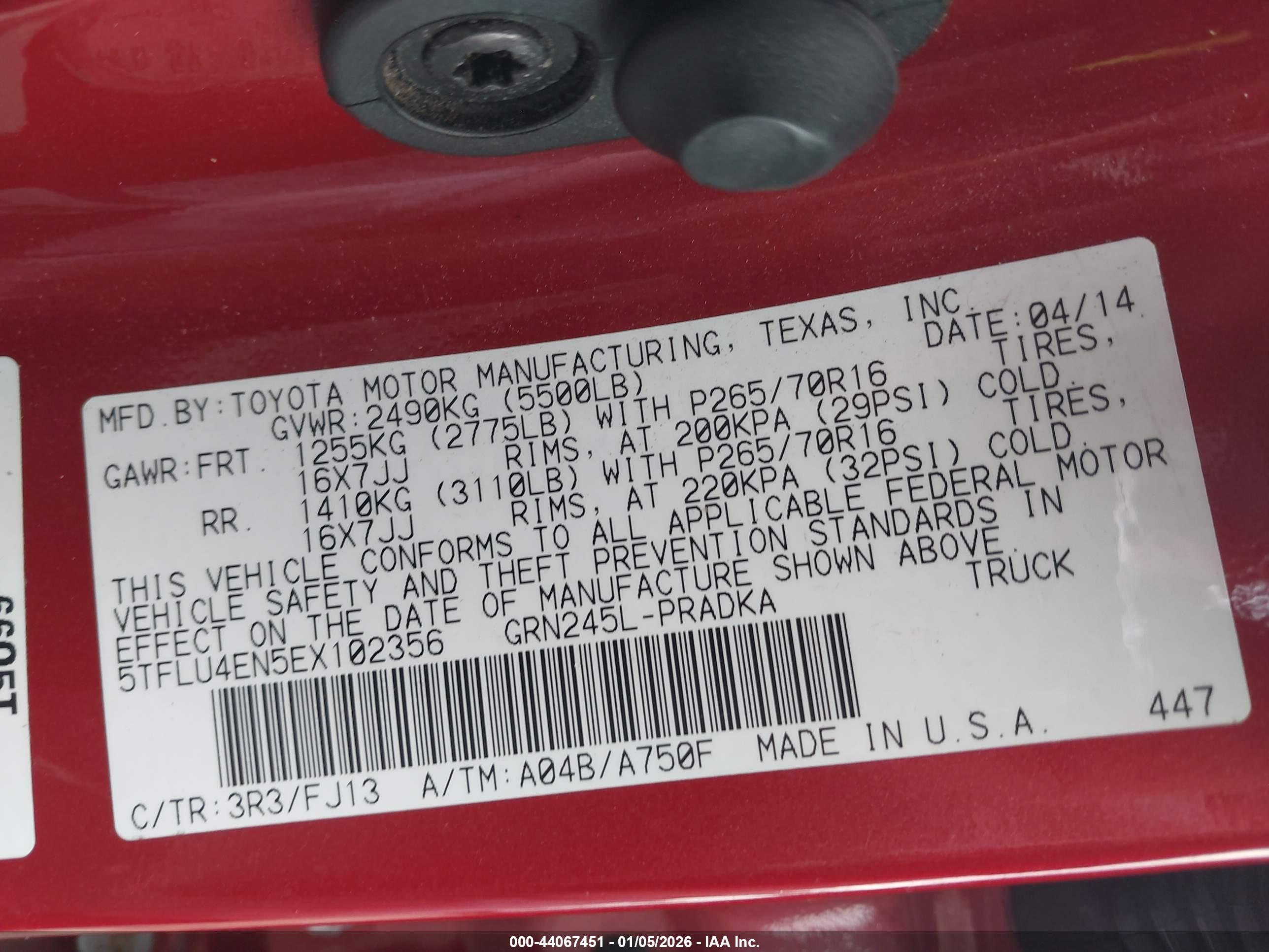 TOYOTA TACOMA image 9