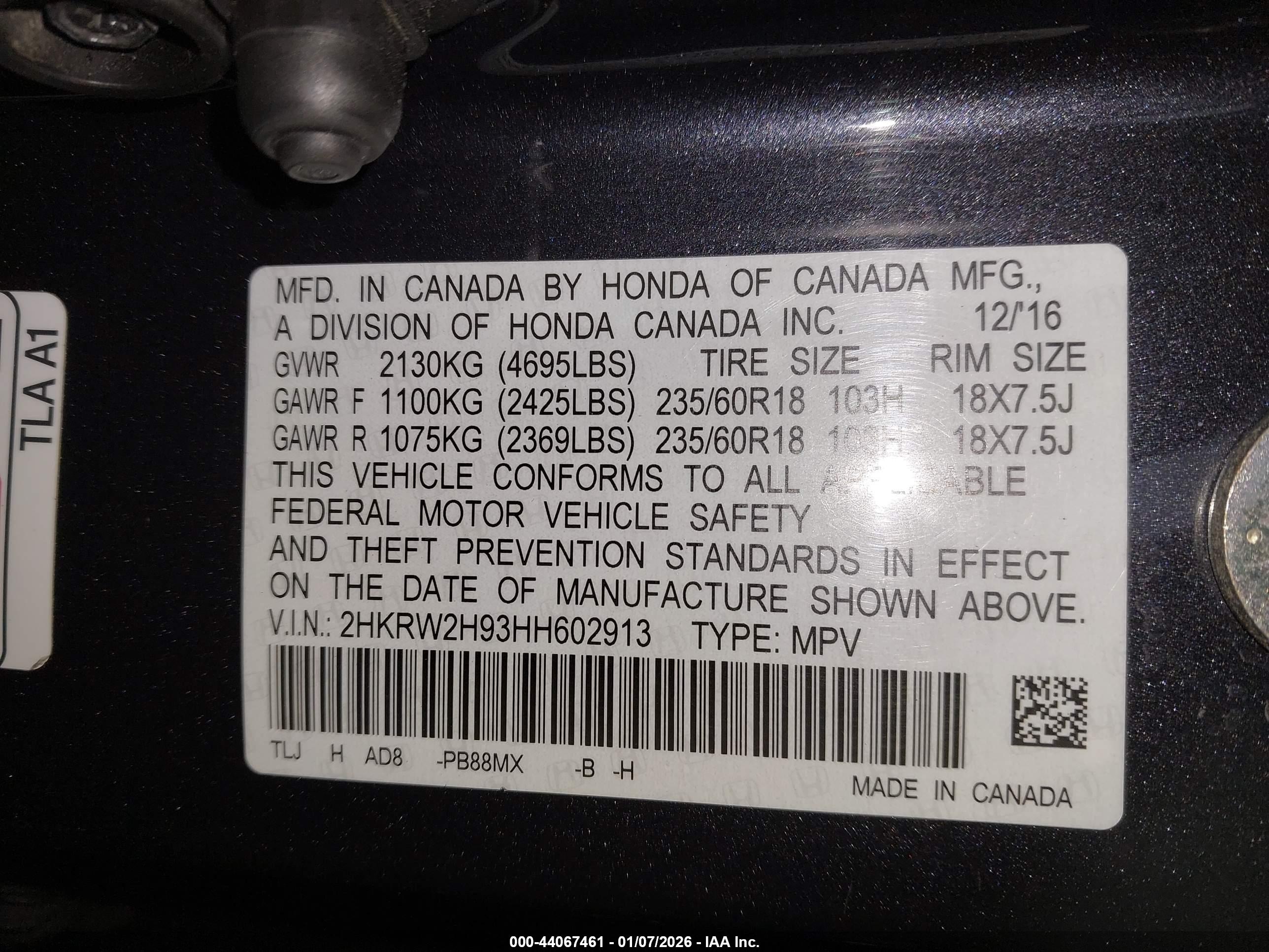 HONDA CR-V image 9