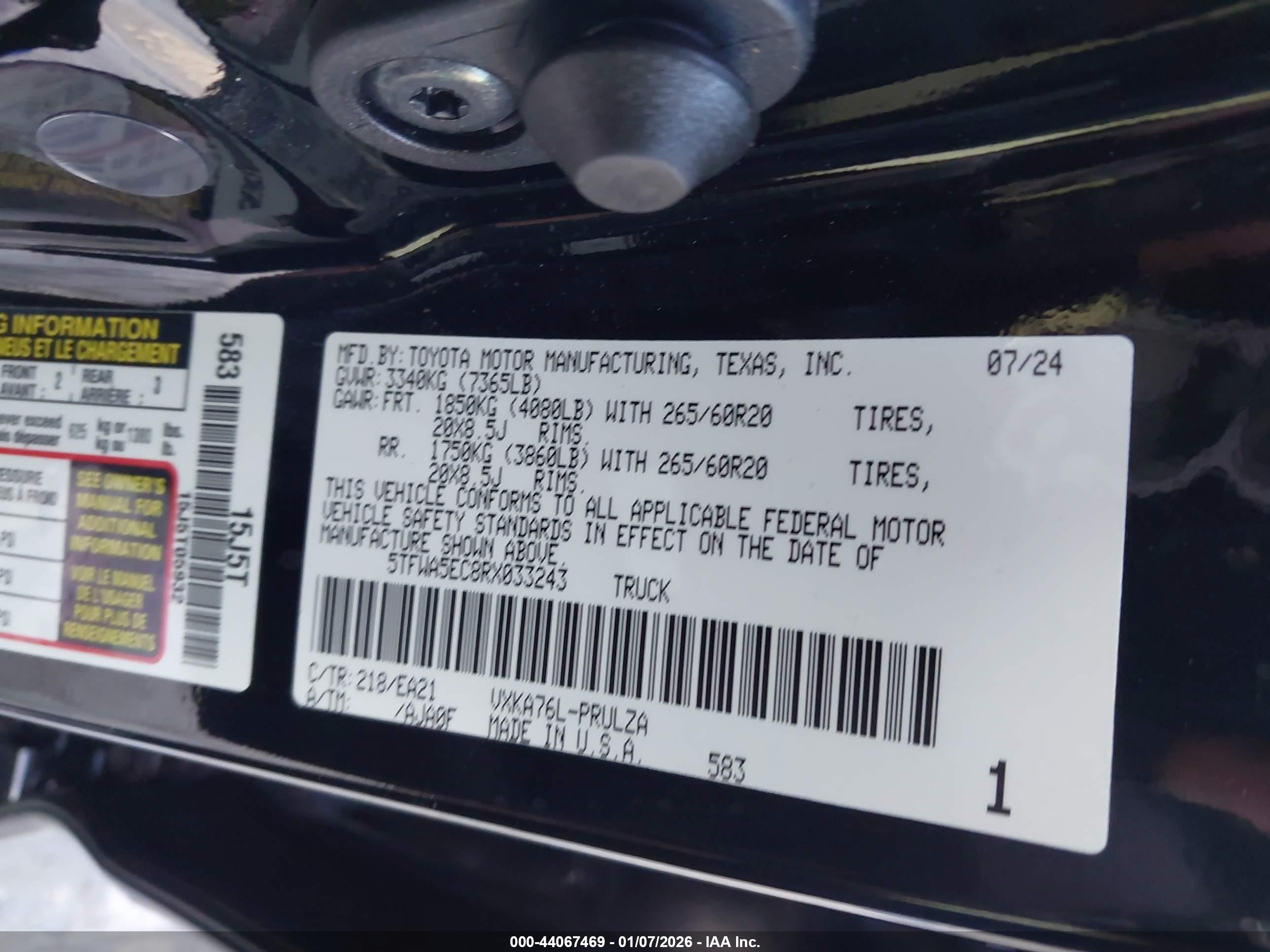 TOYOTA TUNDRA image 9