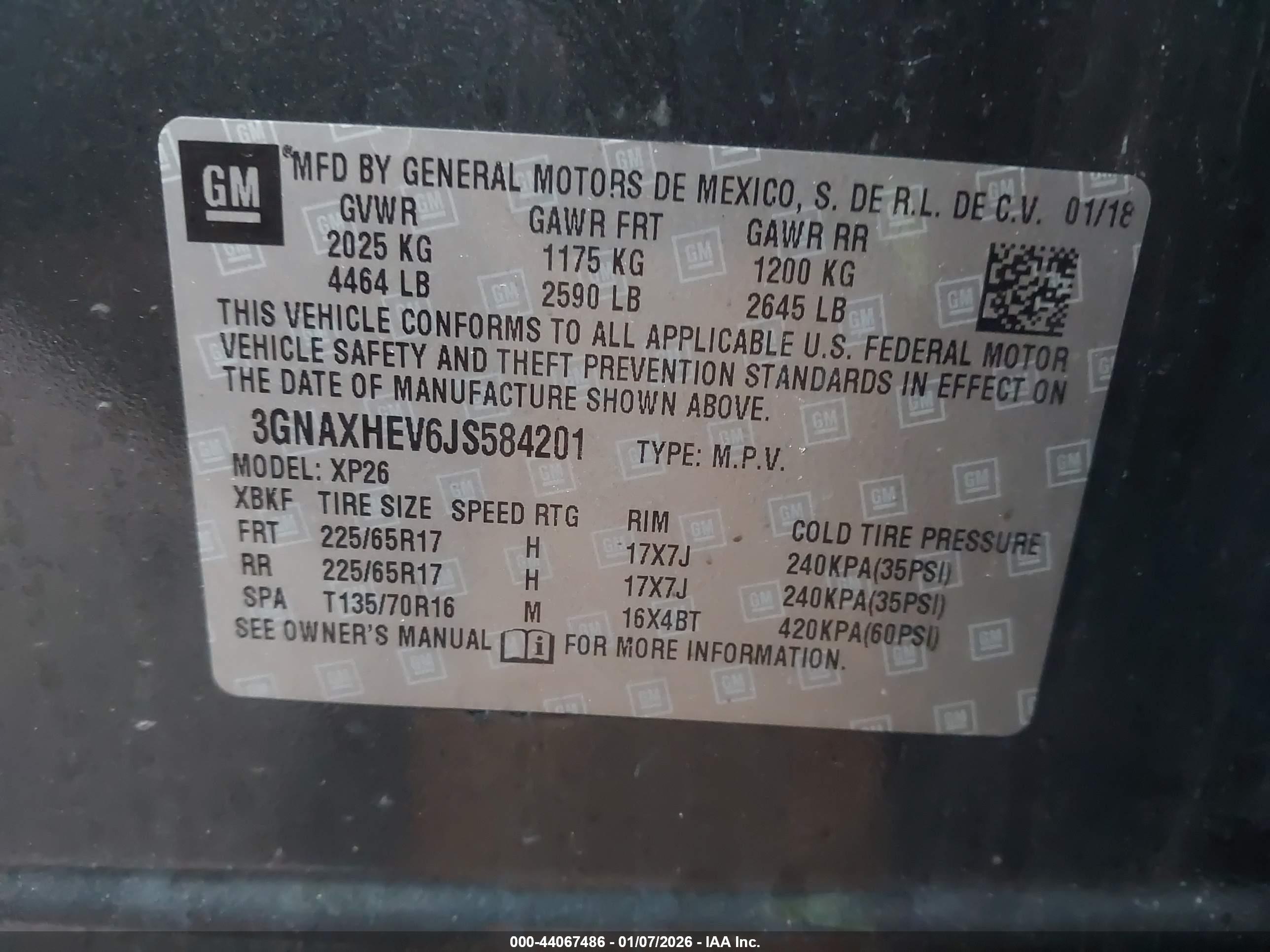 CHEVROLET EQUINOX image 9