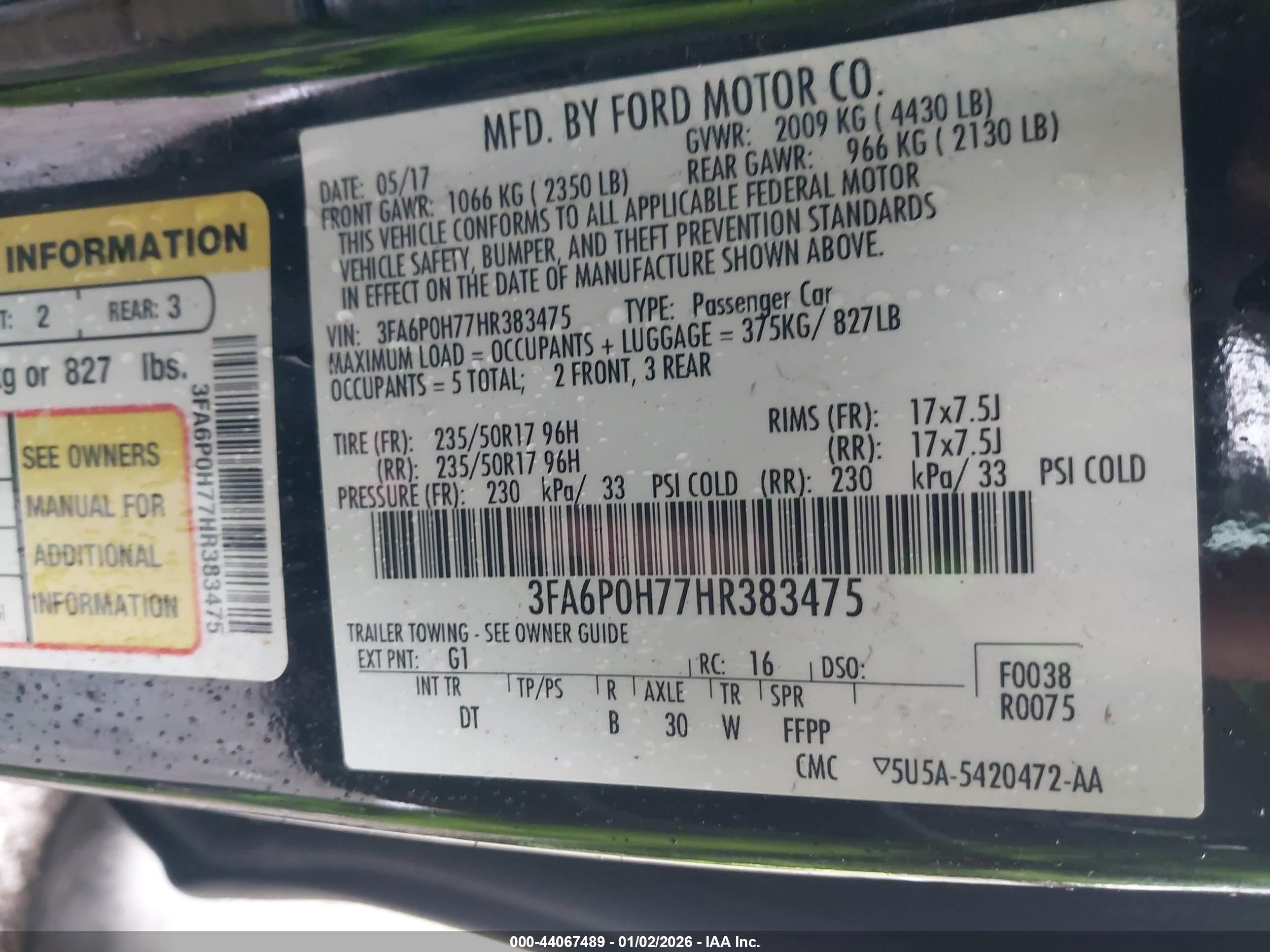 FORD FUSION image 9
