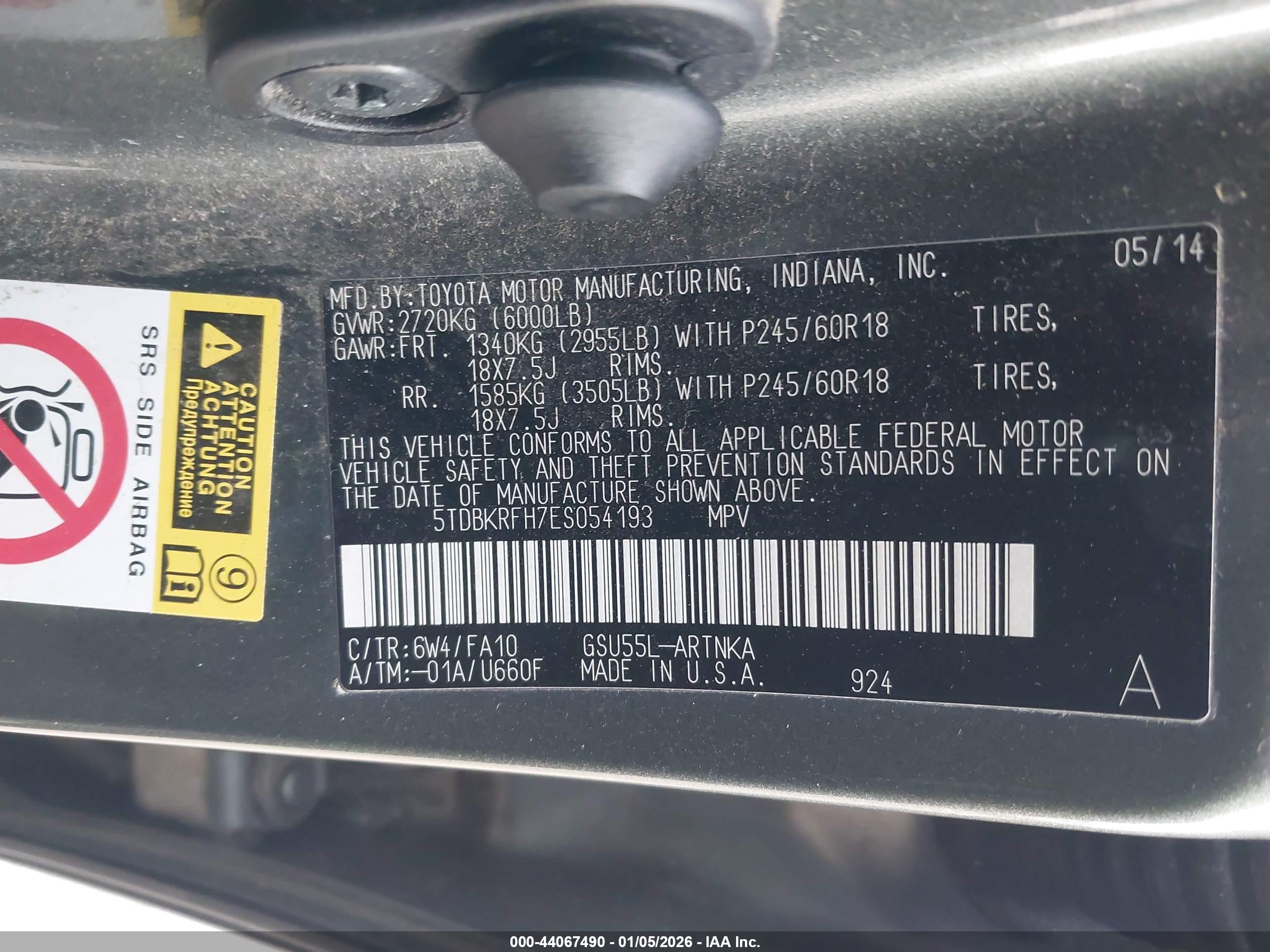 TOYOTA HIGHLANDER image 9