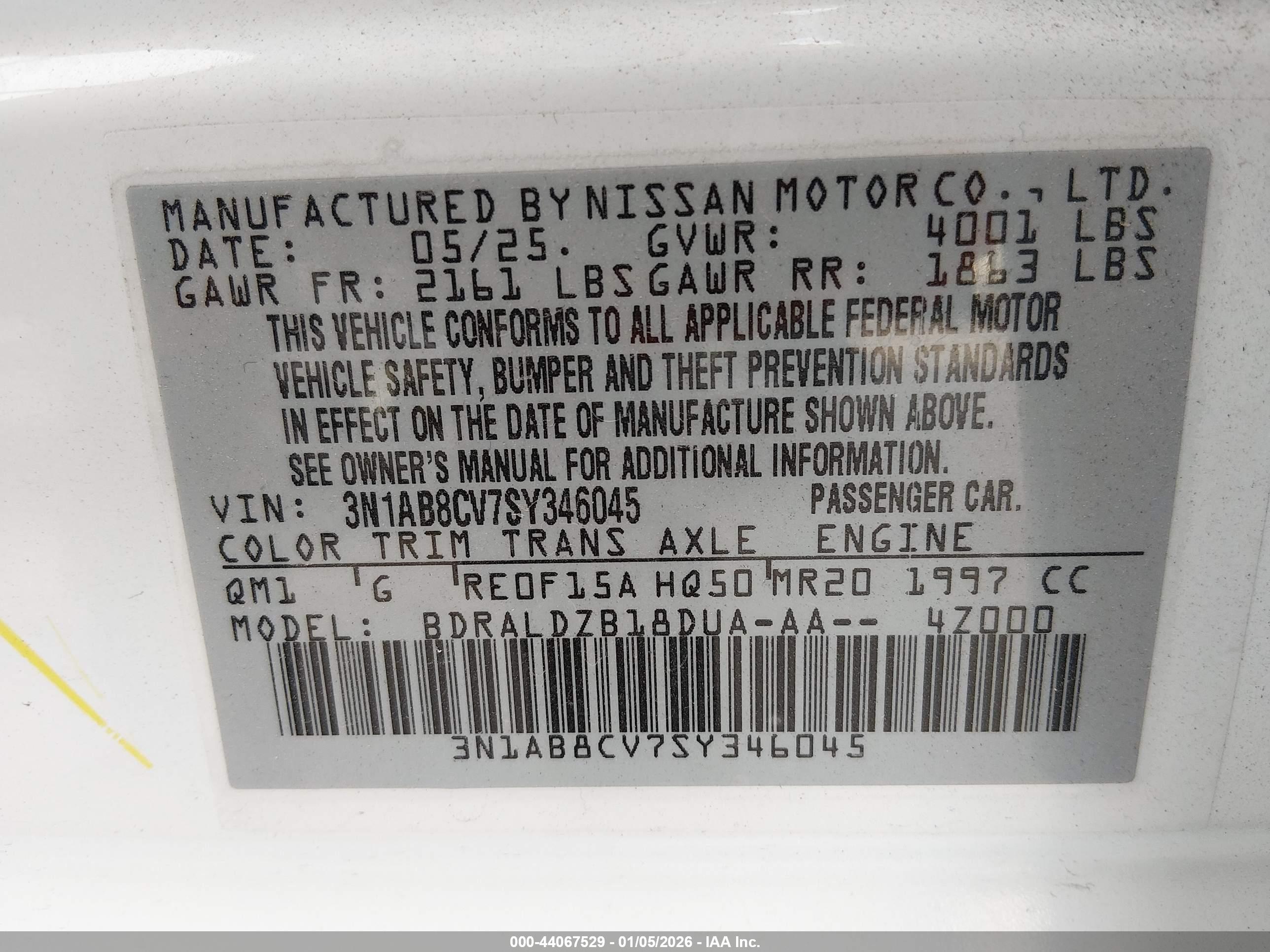NISSAN SENTRA image 9