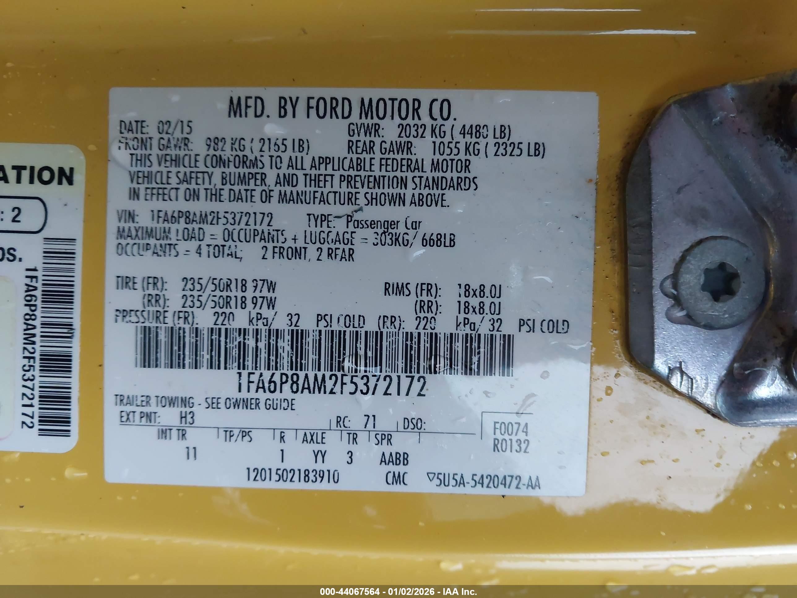FORD MUSTANG image 9