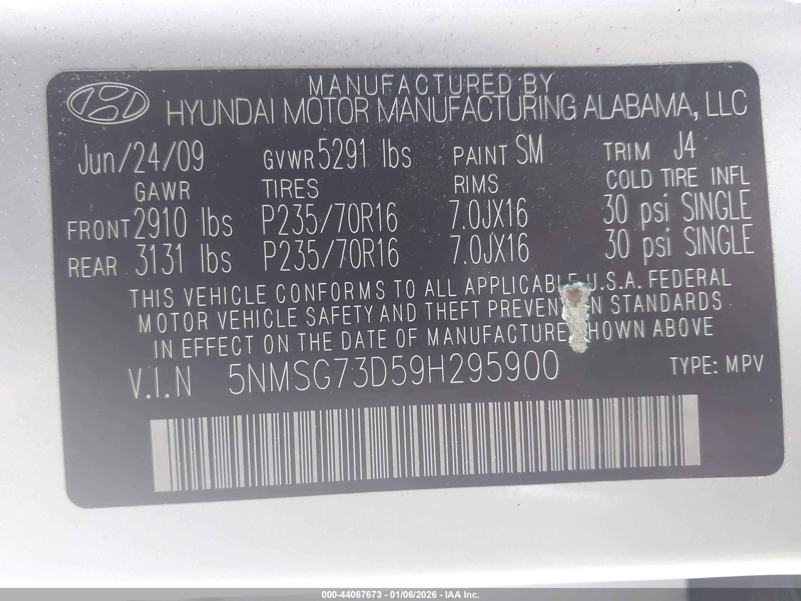HYUNDAI SANTA image 9