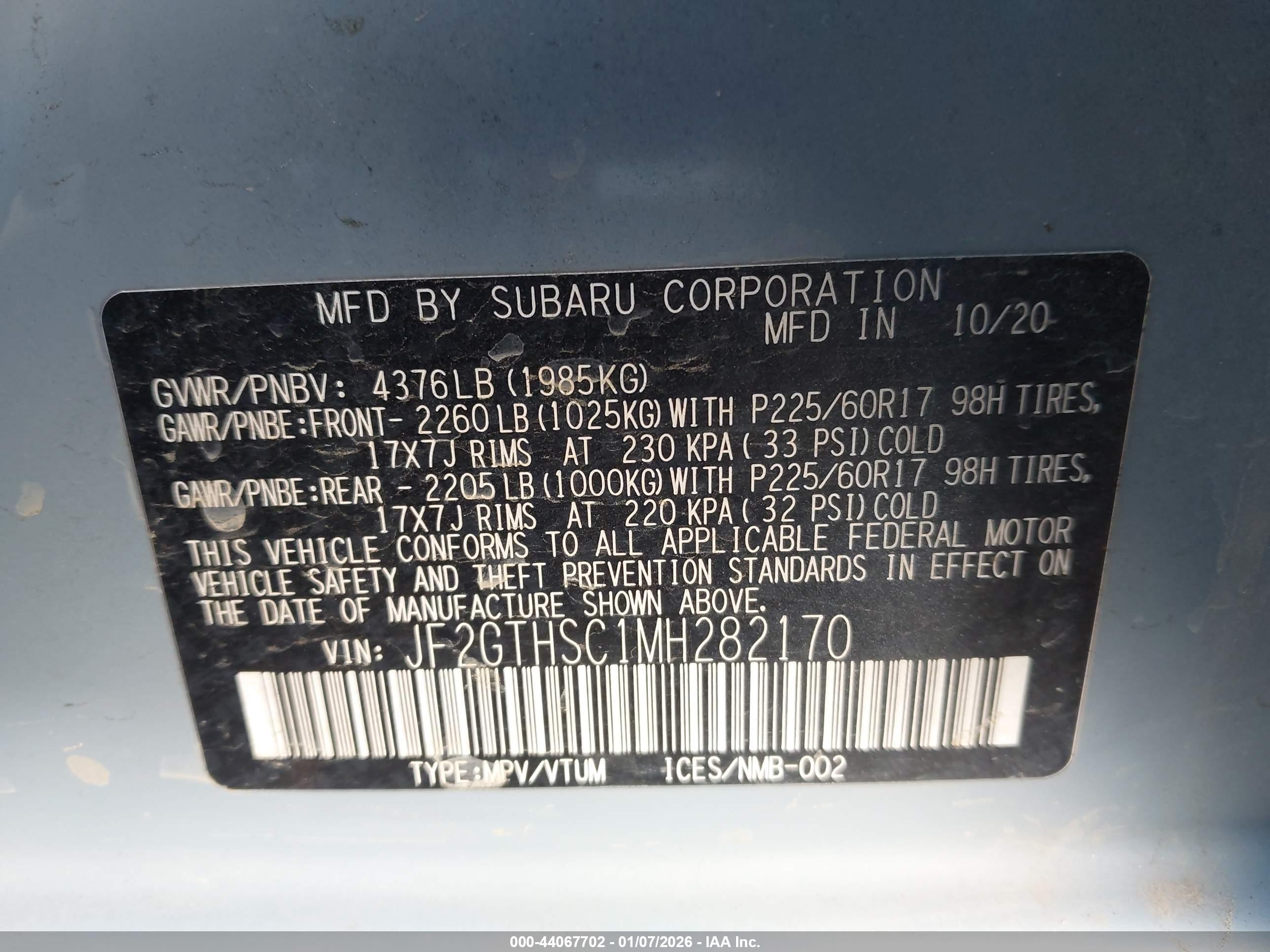 SUBARU CROSSTREK image 9