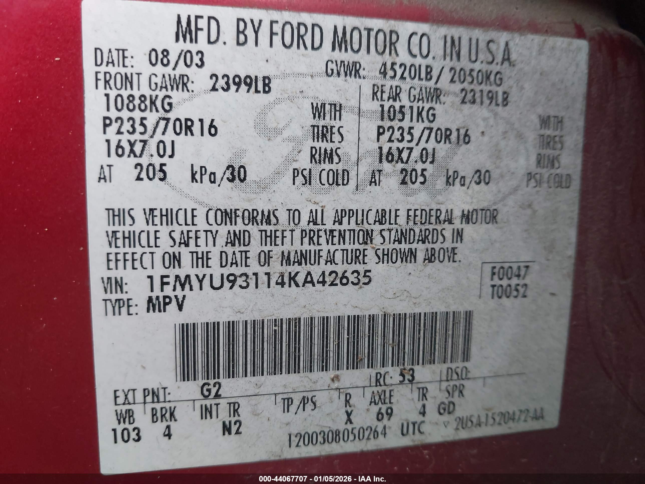 FORD ESCAPE image 9