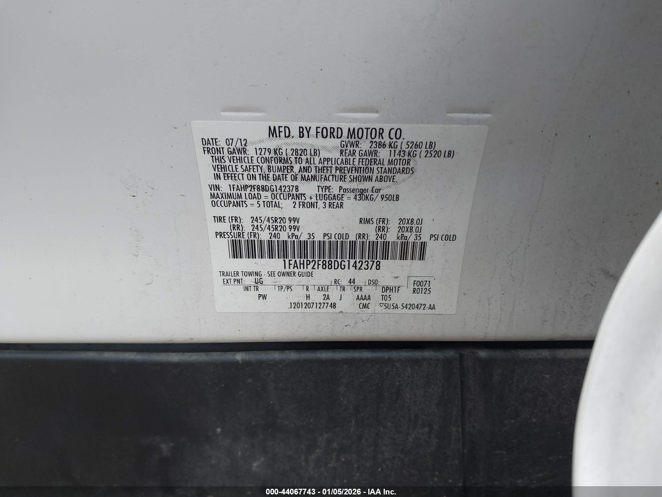 FORD TAURUS image 9