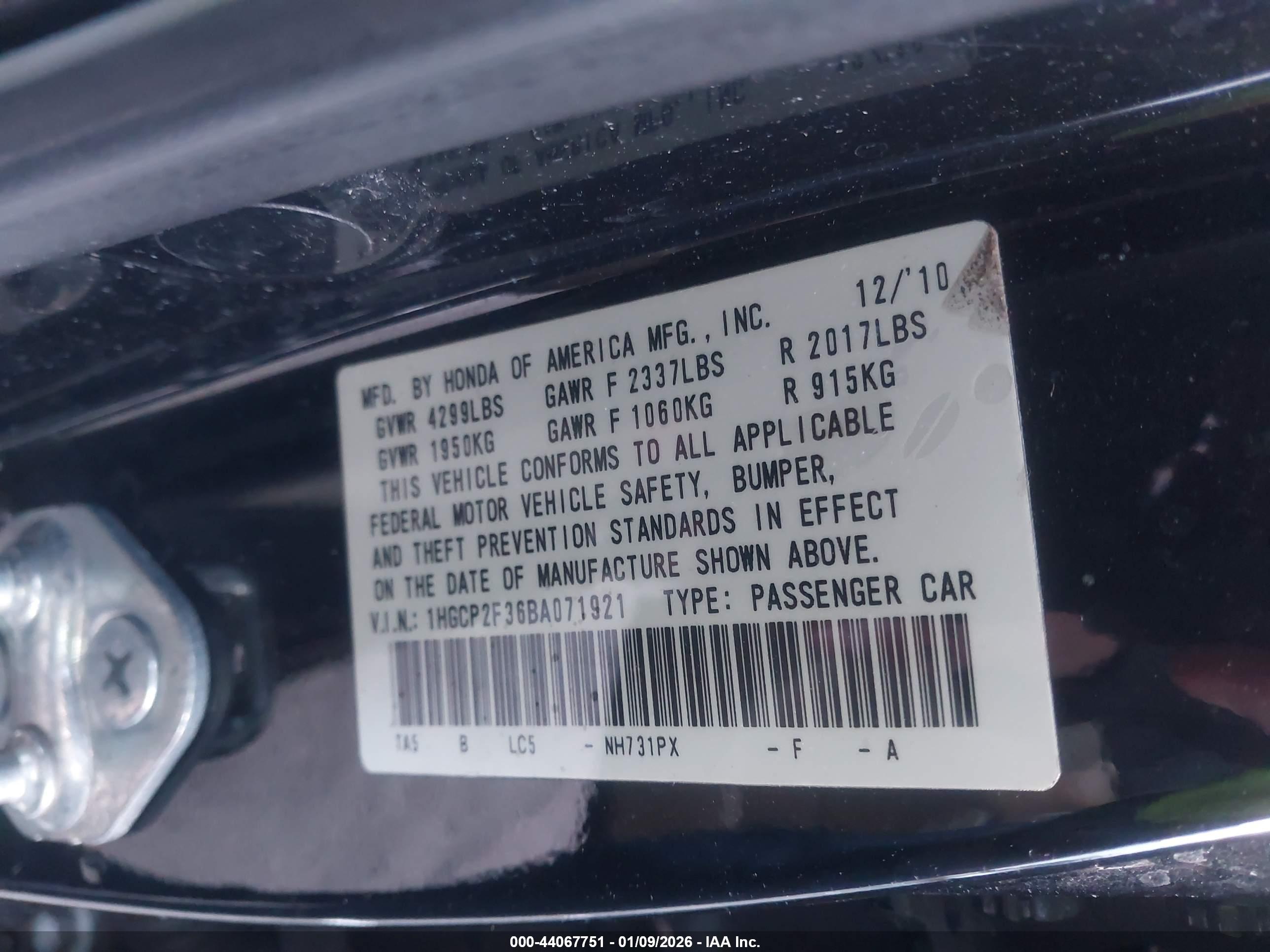 HONDA ACCORD image 9