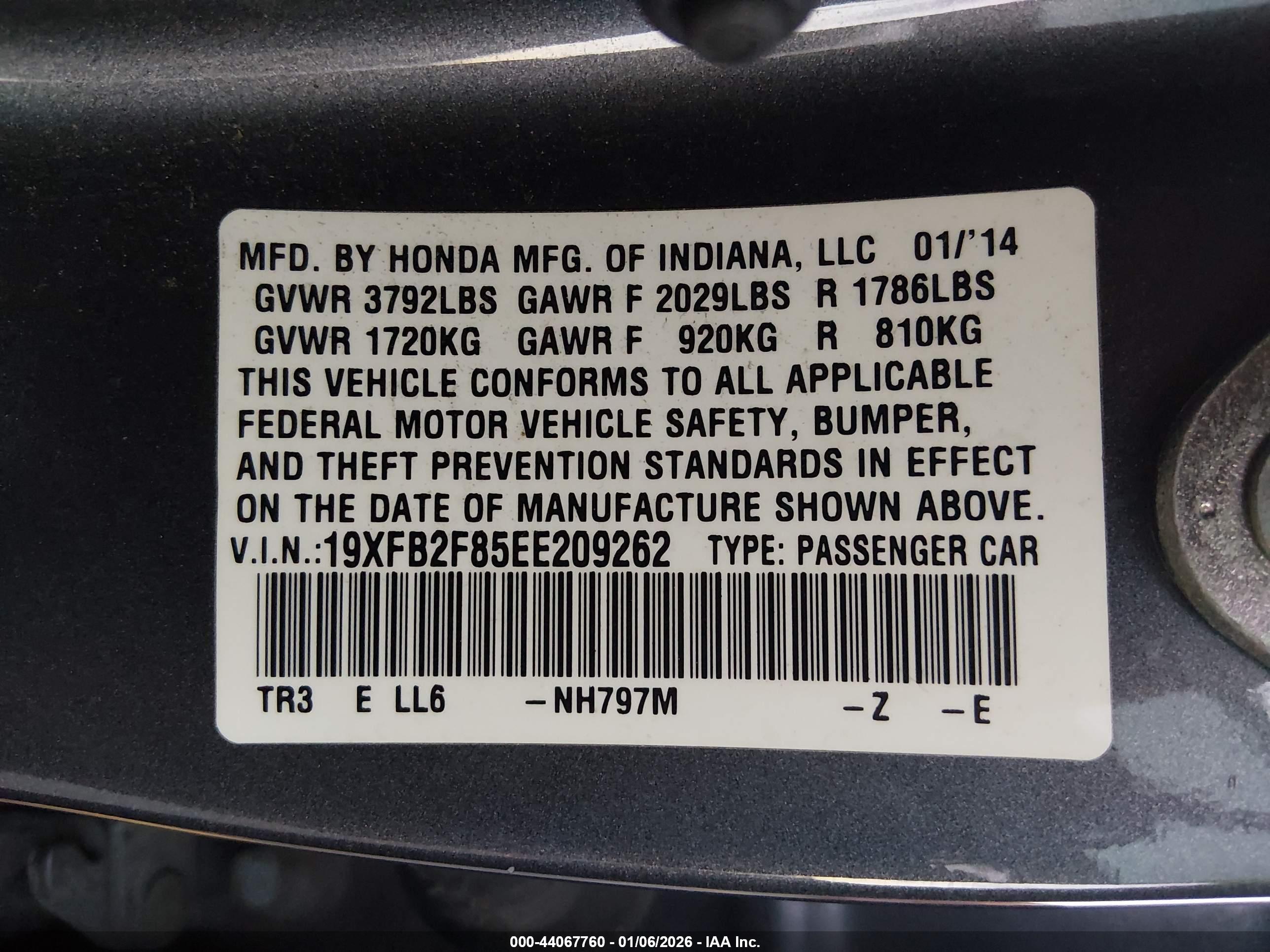 HONDA CIVIC image 9
