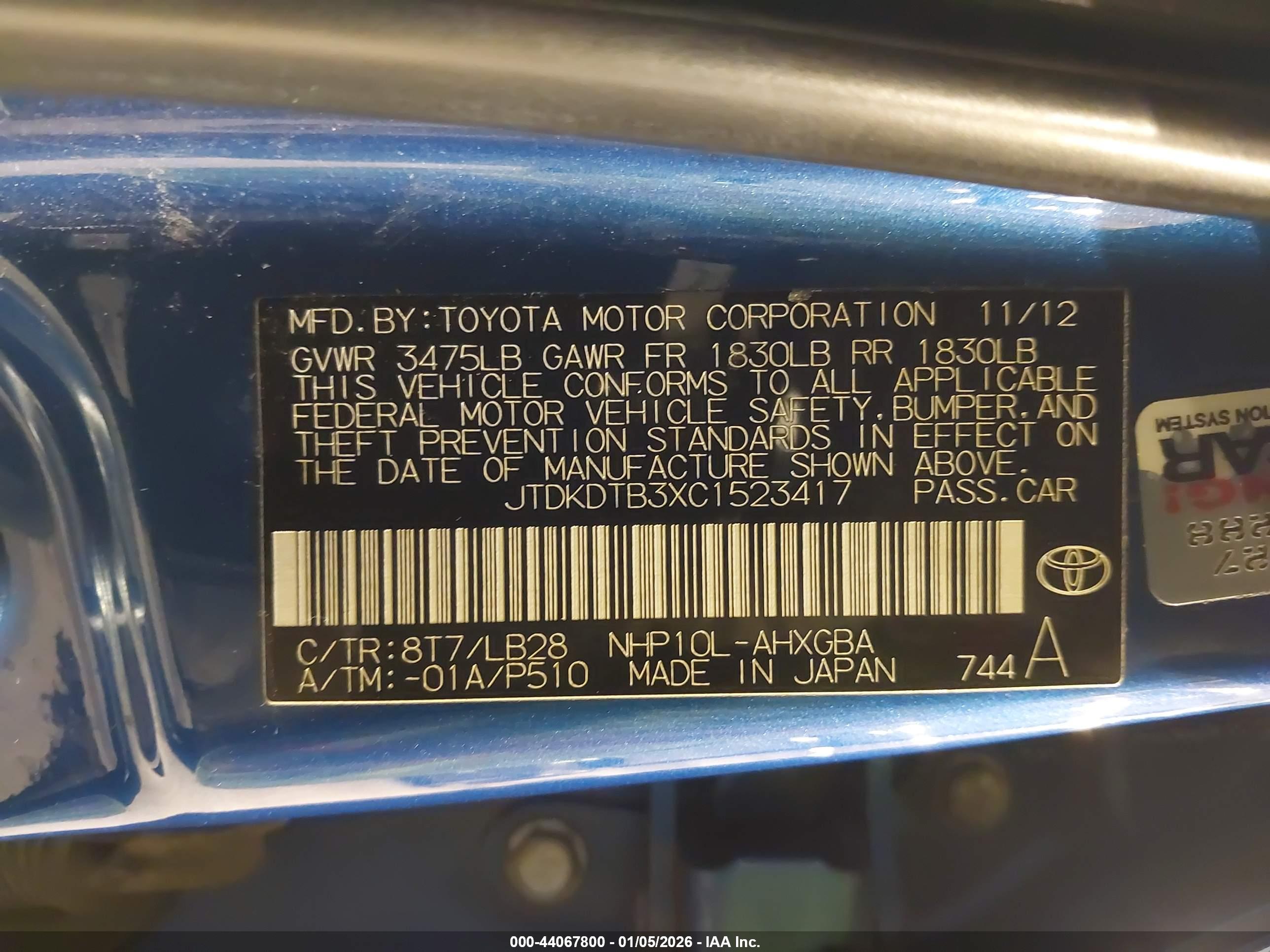 TOYOTA PRIUS image 9