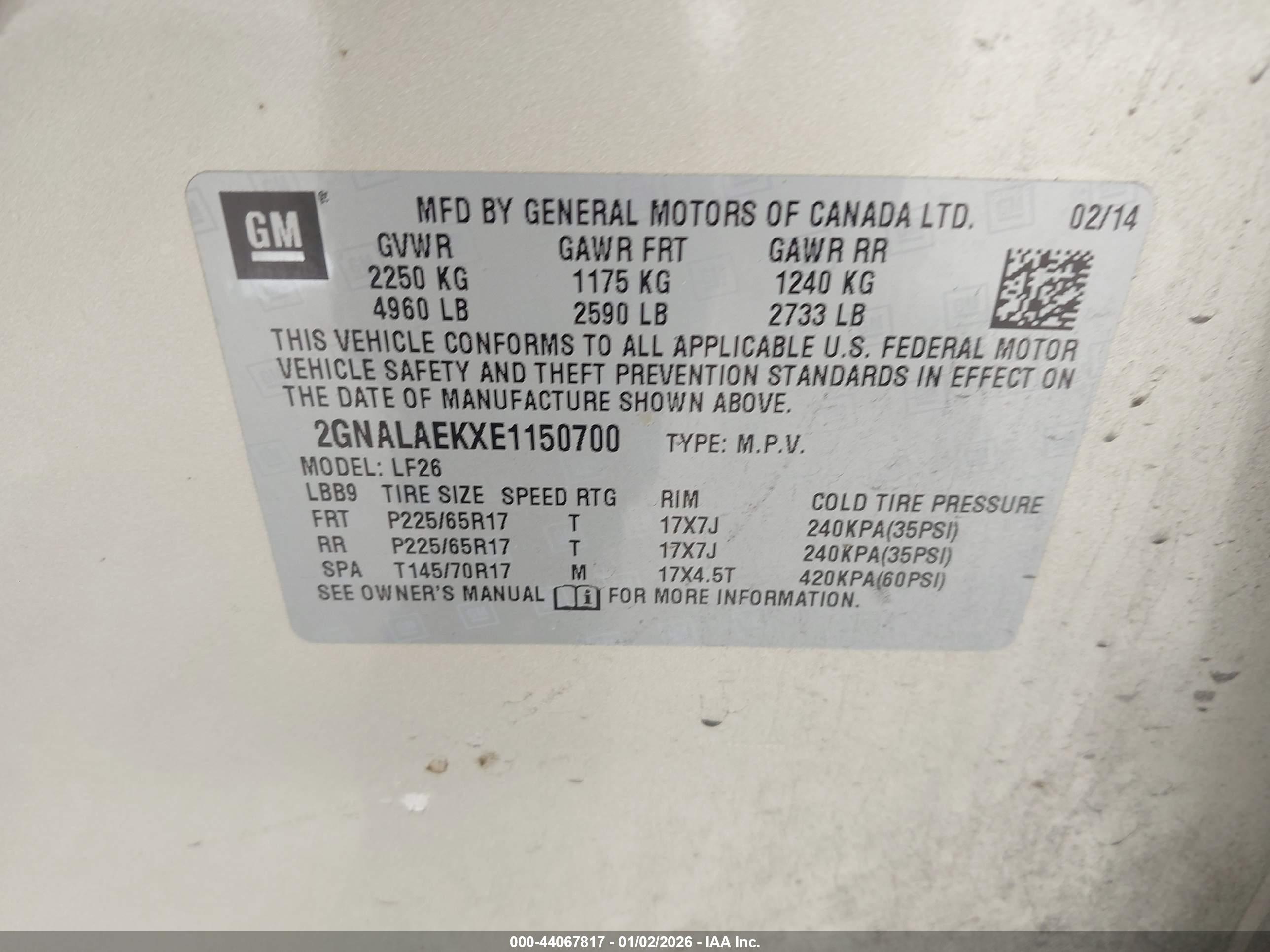CHEVROLET EQUINOX image 9
