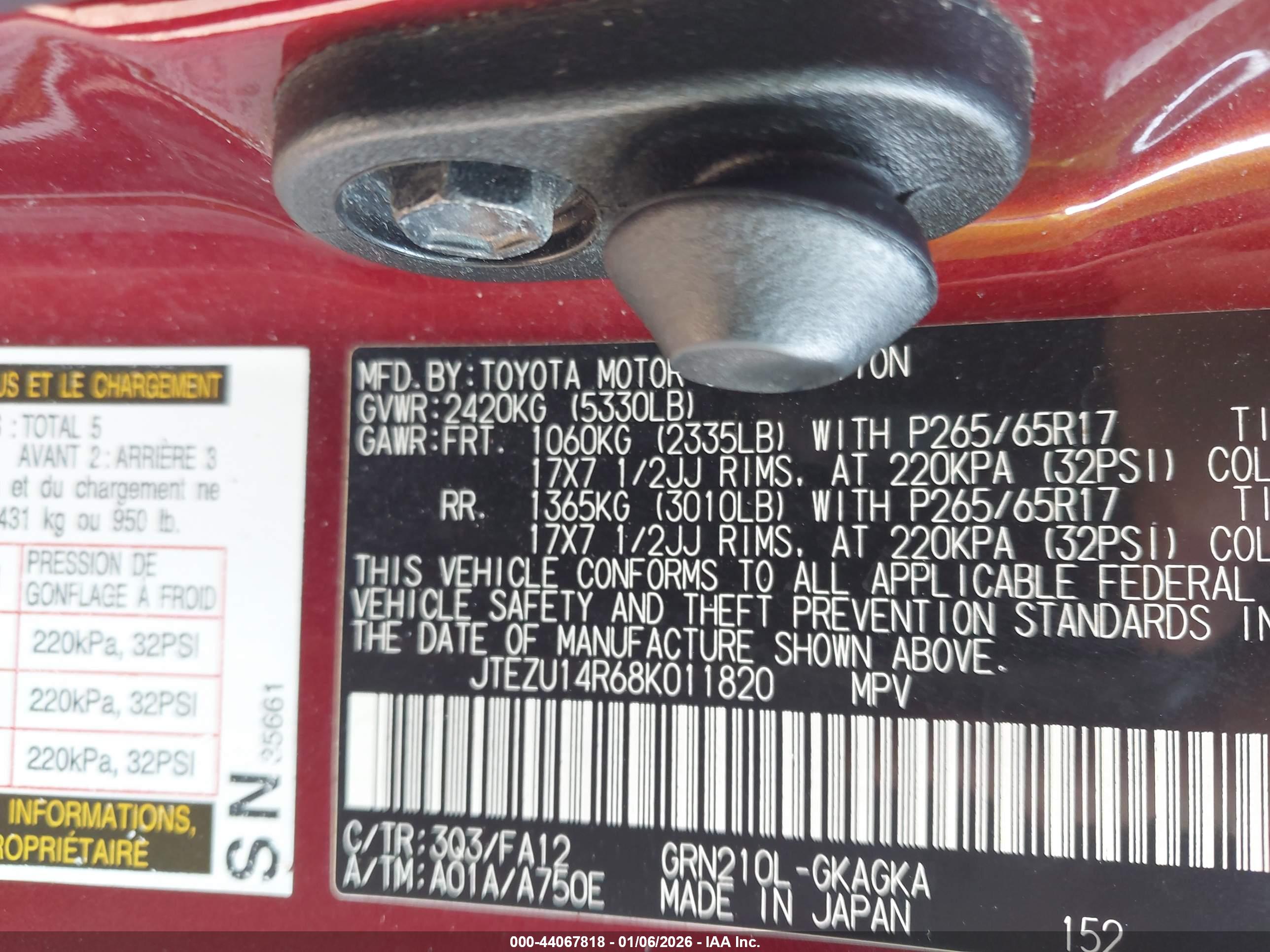 TOYOTA 4RUNNER image 9